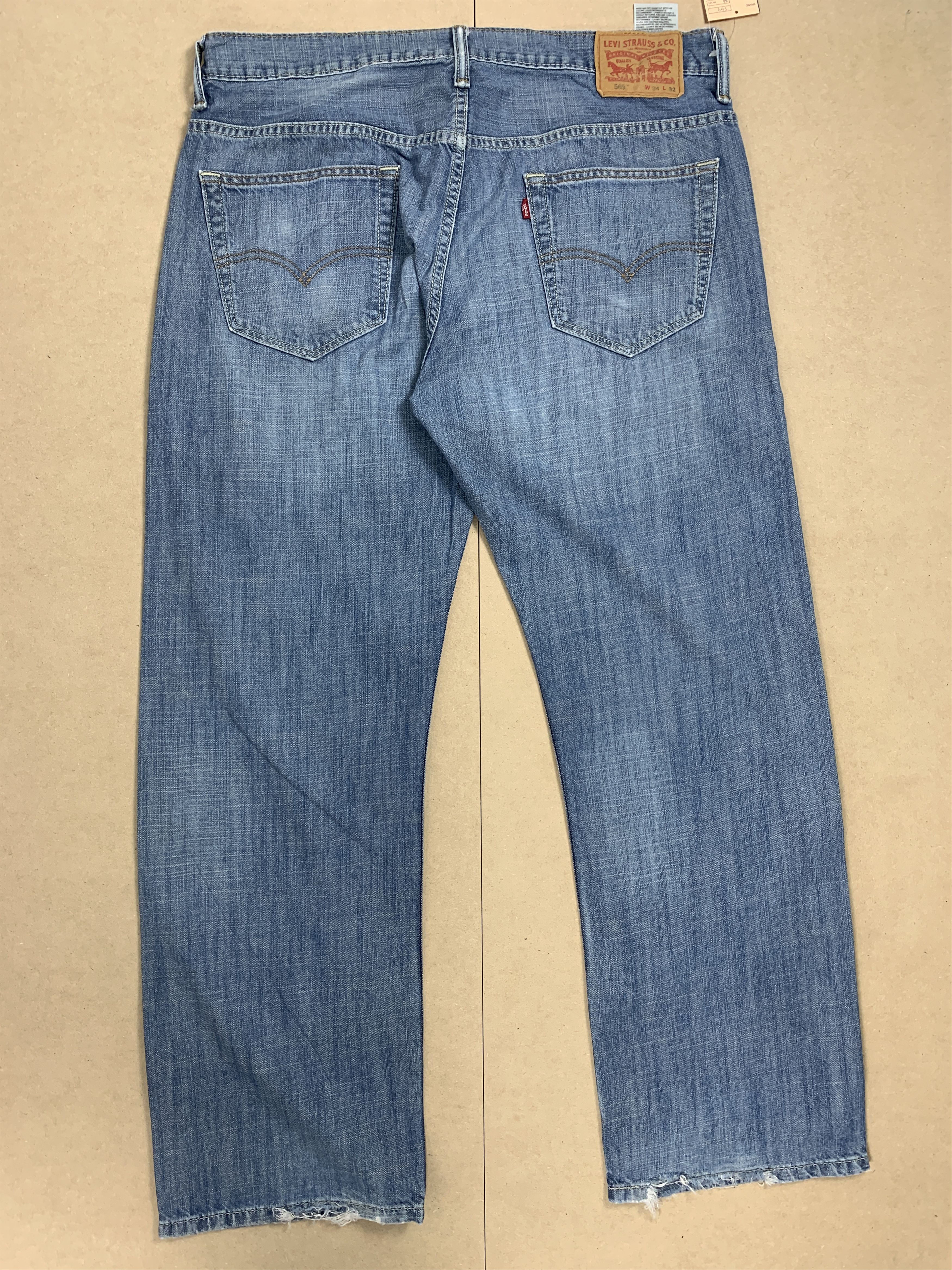 Levi's Vintage Levi's 569 Faded Blue Jeans Size US 36 / EU 52 - 5 Thumbnail