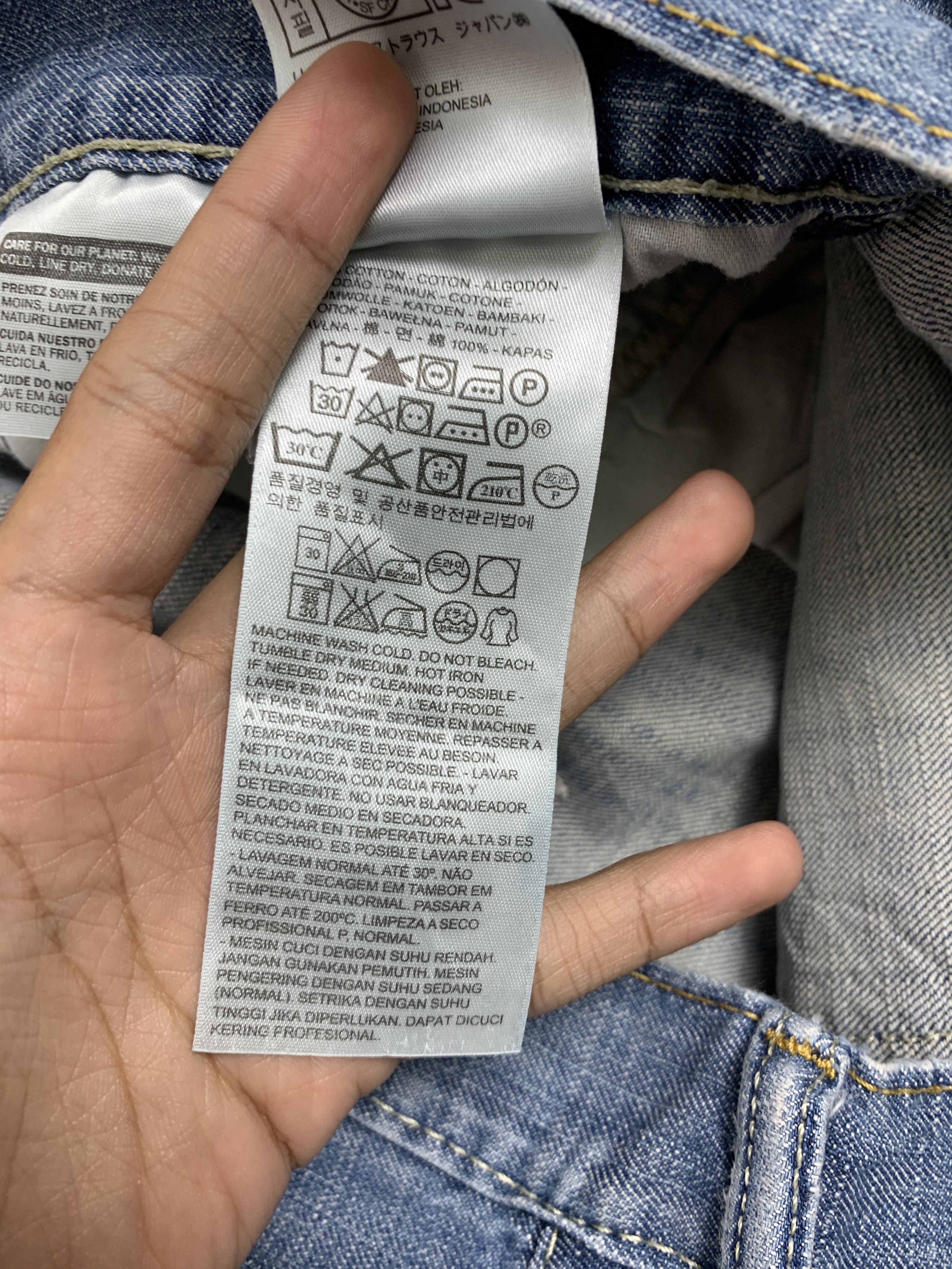 Levi's Vintage Levi's 569 Faded Blue Jeans Size US 36 / EU 52 - 13 Thumbnail