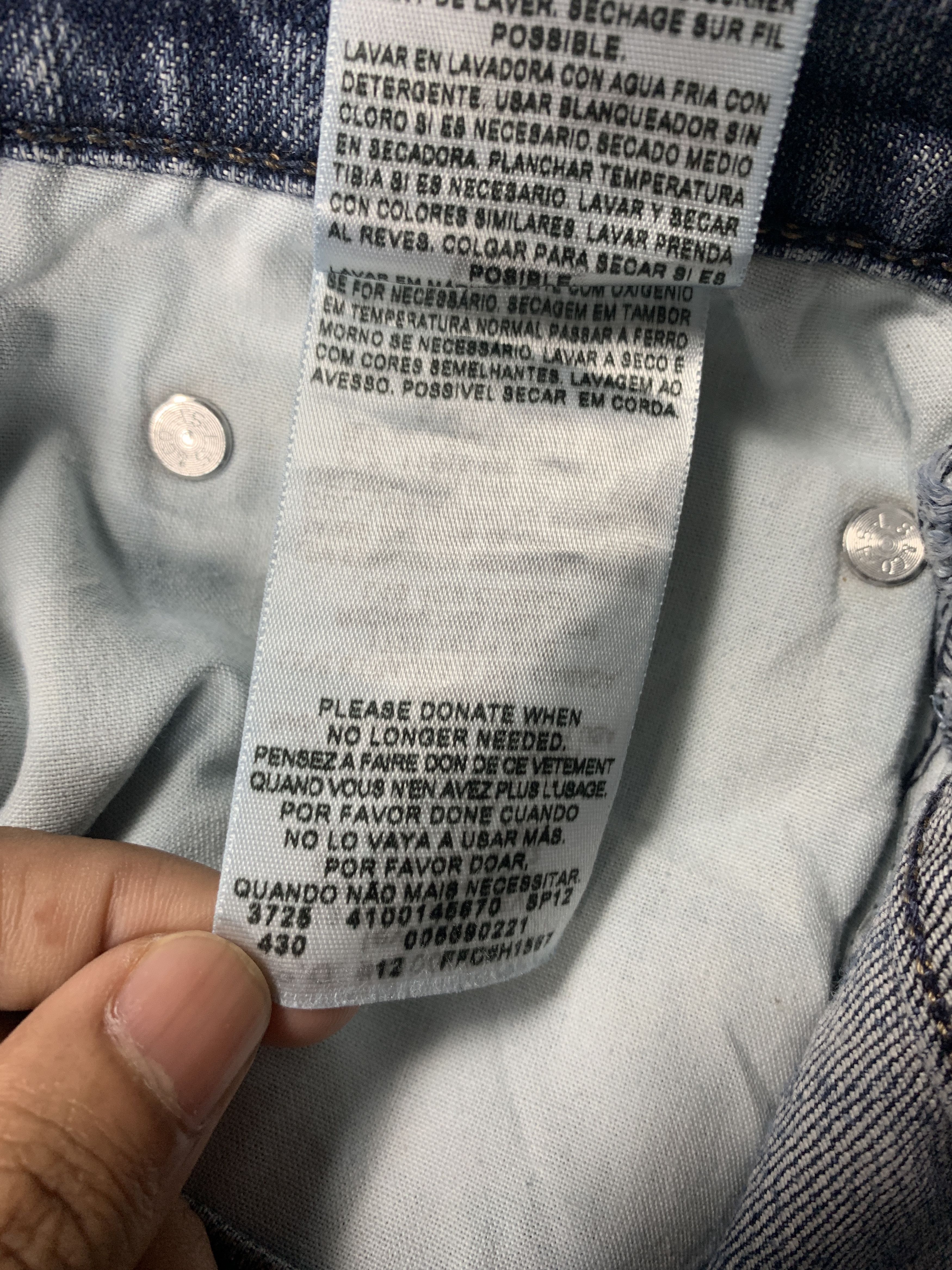 Levi's × Vintage Vintage LEVI'S 559 Distressed Faded Straight Cut Mid Wash Size US 34 / EU 50 - 20 Thumbnail