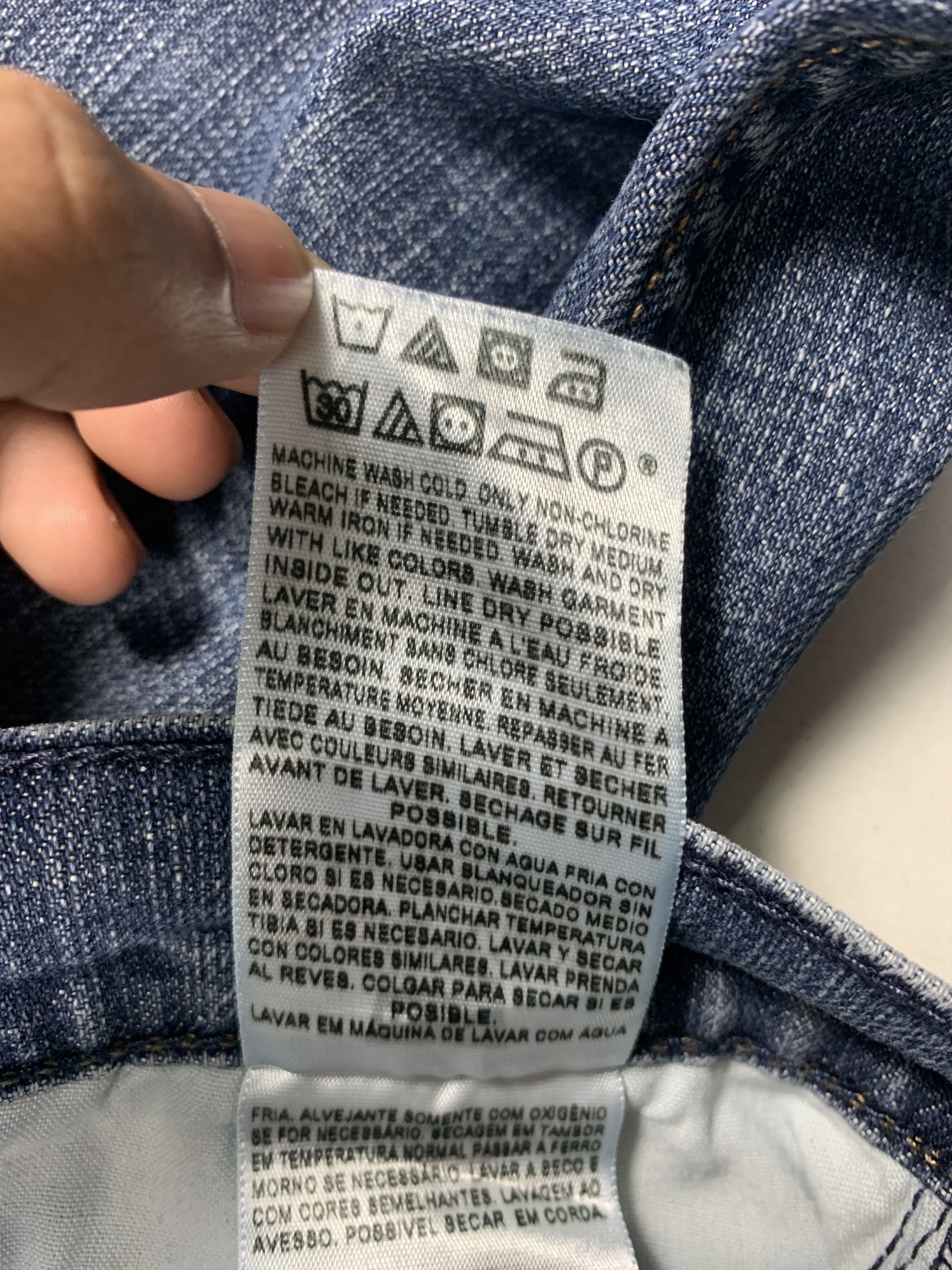 Levi's × Vintage Vintage LEVI'S 559 Distressed Faded Straight Cut Mid Wash Size US 34 / EU 50 - 19 Thumbnail