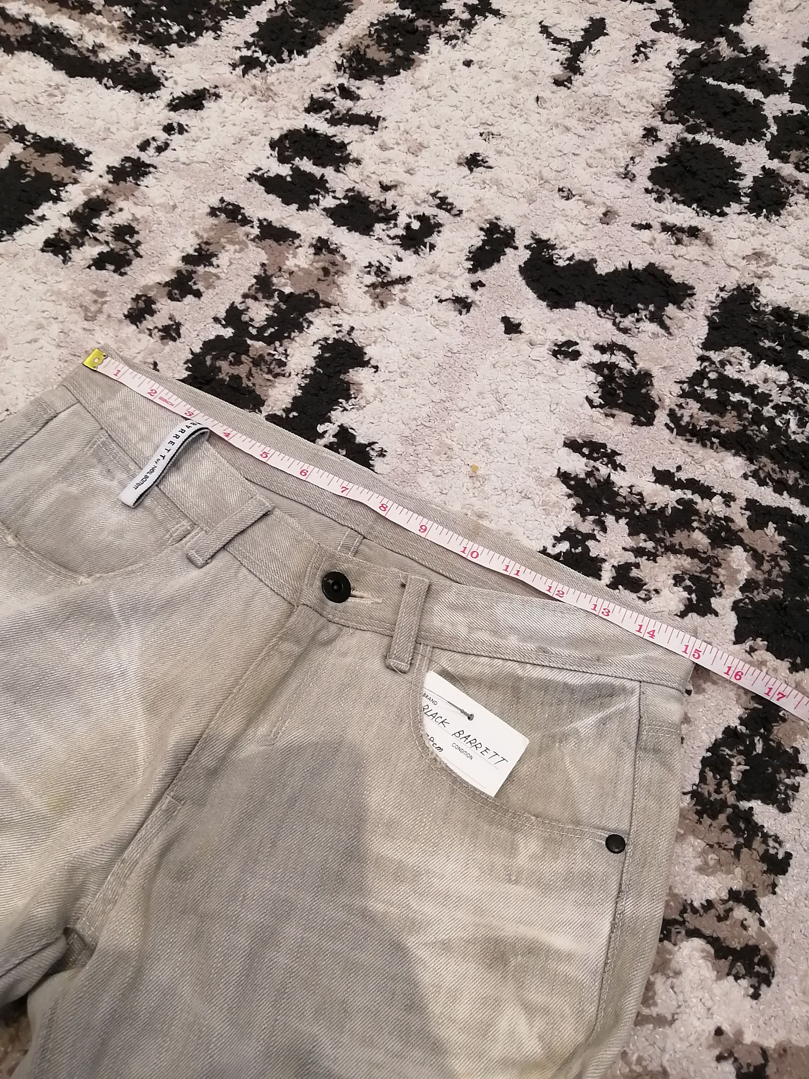 Neil Barrett Black Barrett by Neil Barrett Distressed Jeans Size US 30 / EU 46 - 18 Thumbnail