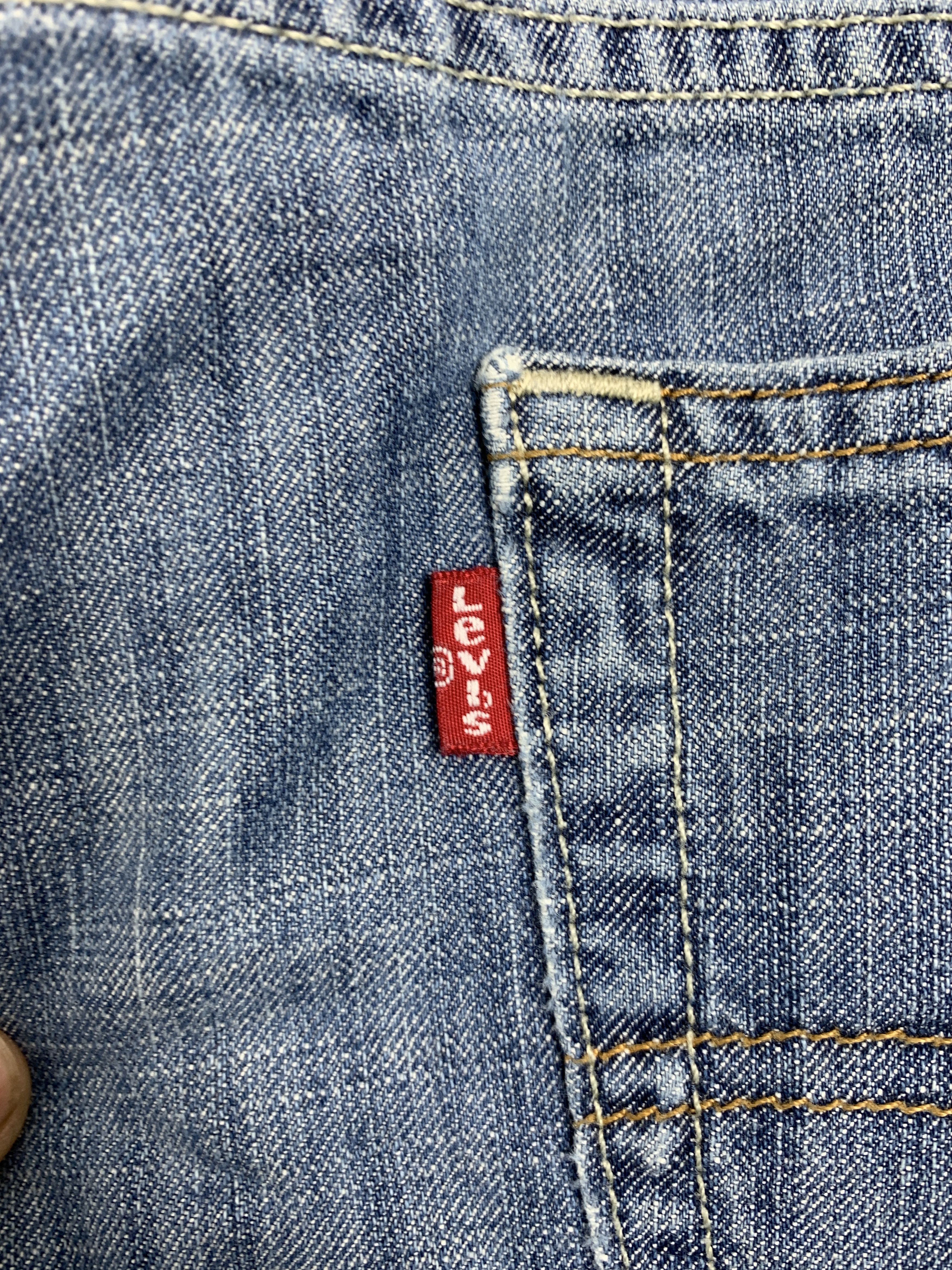 Levi's Vintage Levis's 569 Straight Cut Faded Blue Jeans Size US 38 / EU 54 - 7 Thumbnail