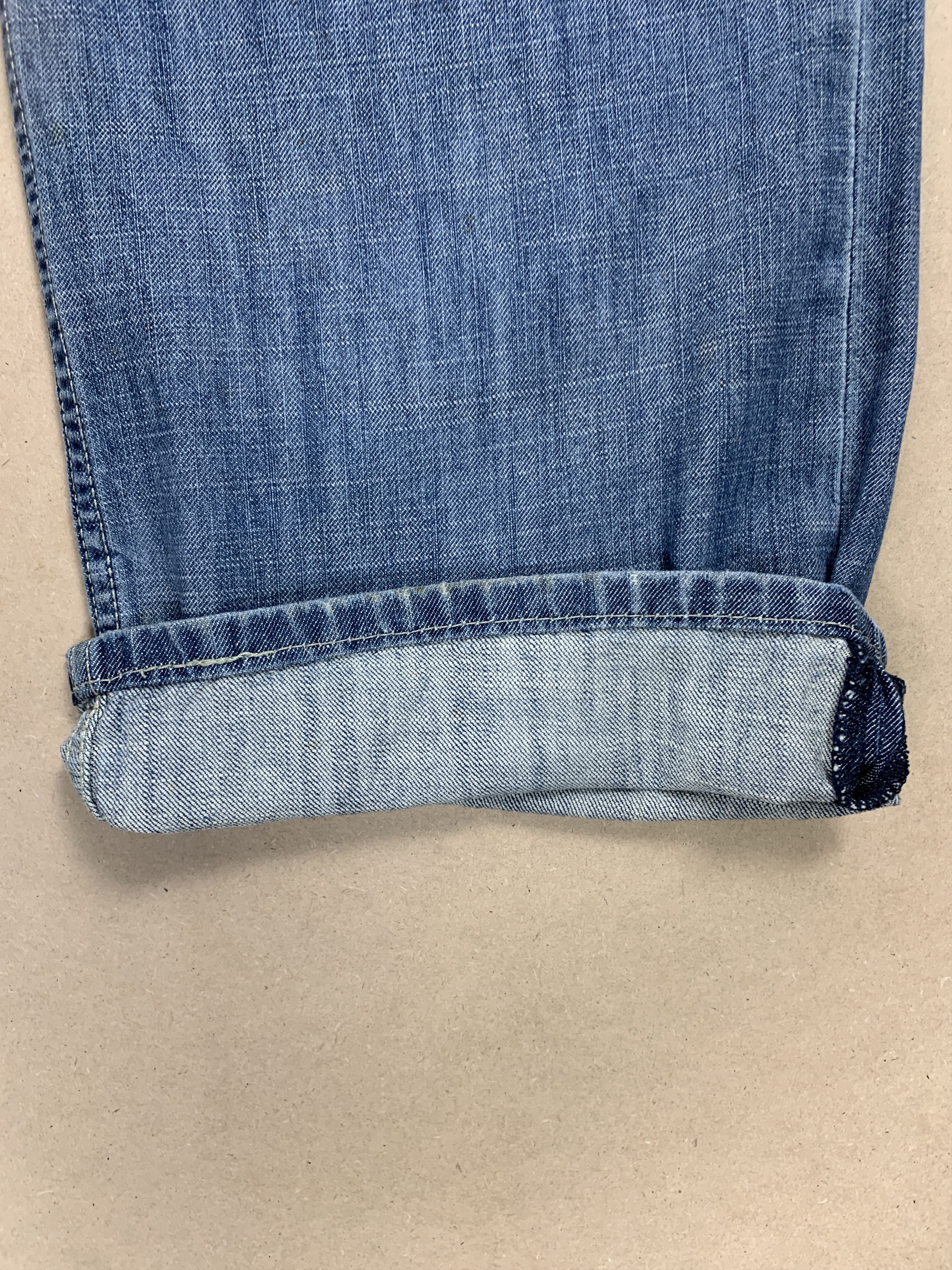 Levi's Vintage Levis's 569 Straight Cut Faded Blue Jeans Size US 38 / EU 54 - 3 Thumbnail
