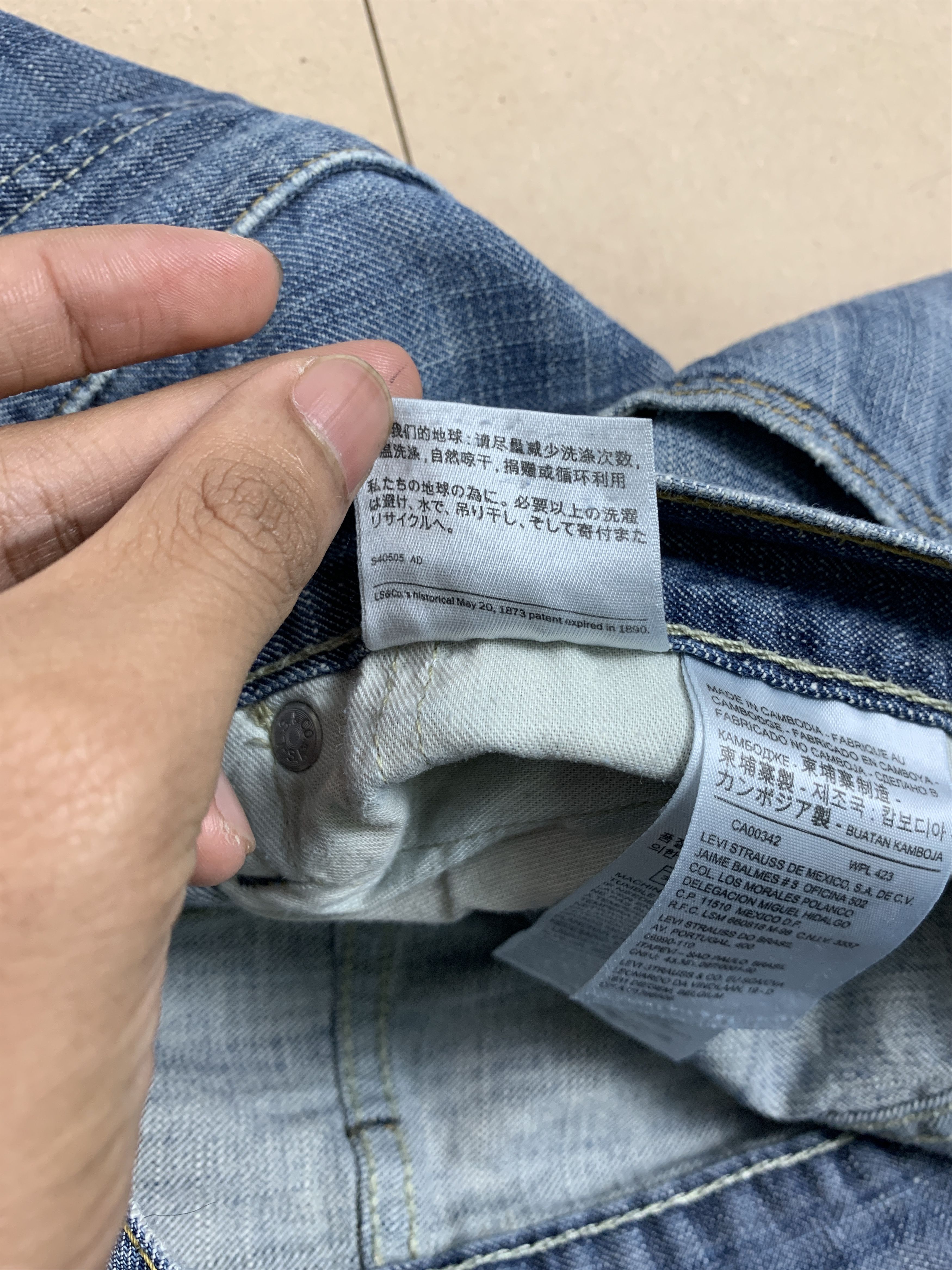 Levi's Vintage Levis's 569 Straight Cut Faded Blue Jeans Size US 38 / EU 54 - 11 Thumbnail