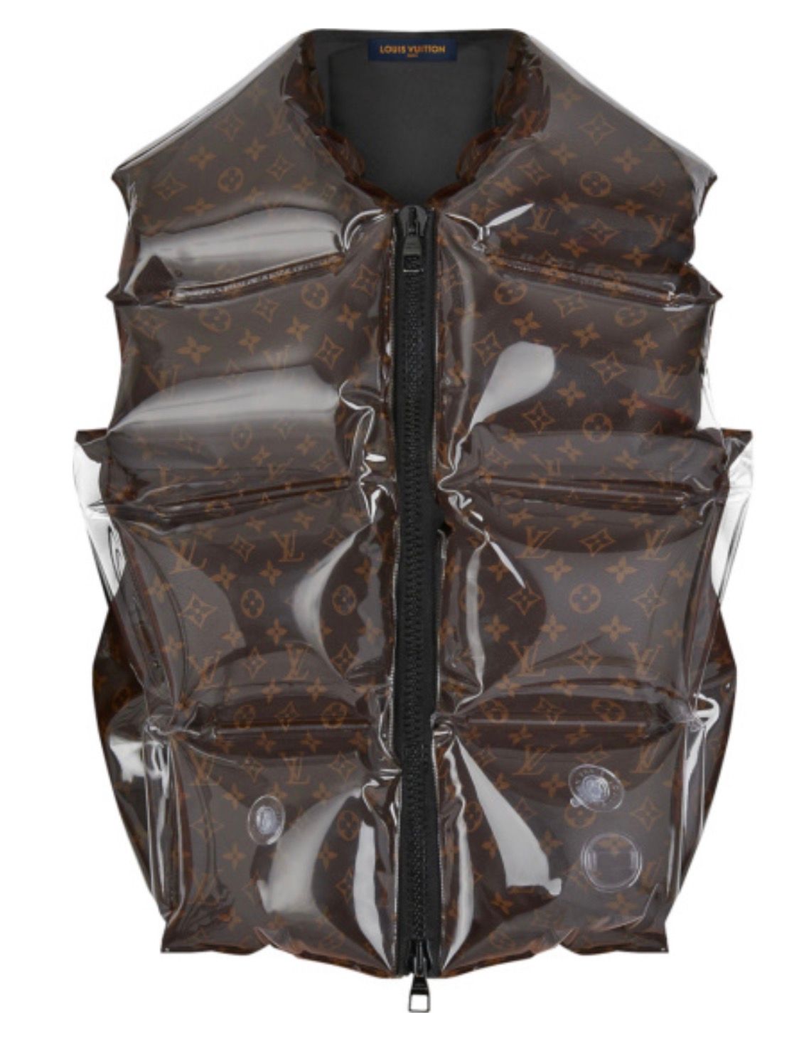 Louis Vuitton $3.4K VALUE Brown Monogram Inflatable Vest
