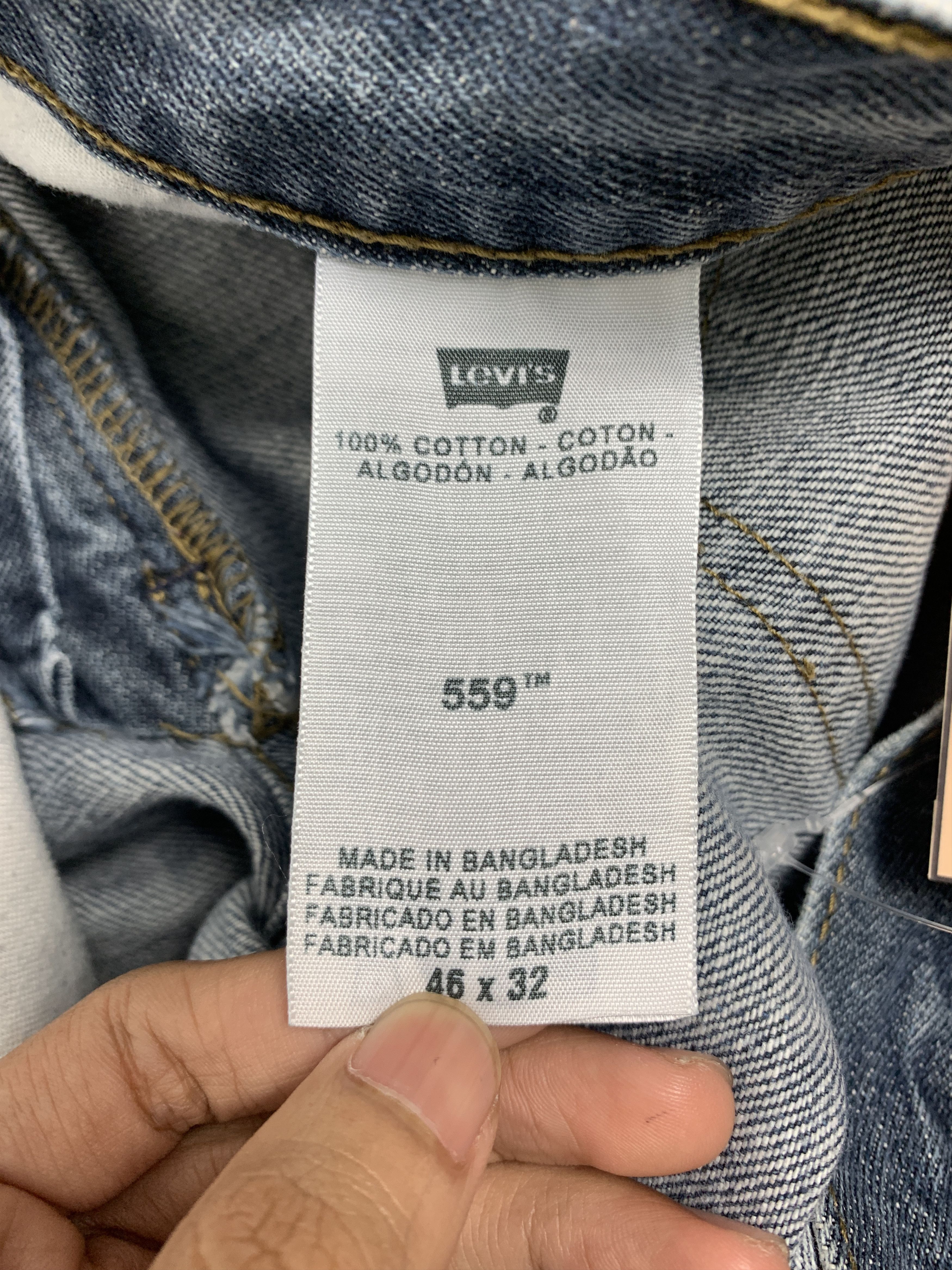 Levi's Vintage Levi's 559 Faded Straight Cut Jeans Size US 43 - 9 Thumbnail