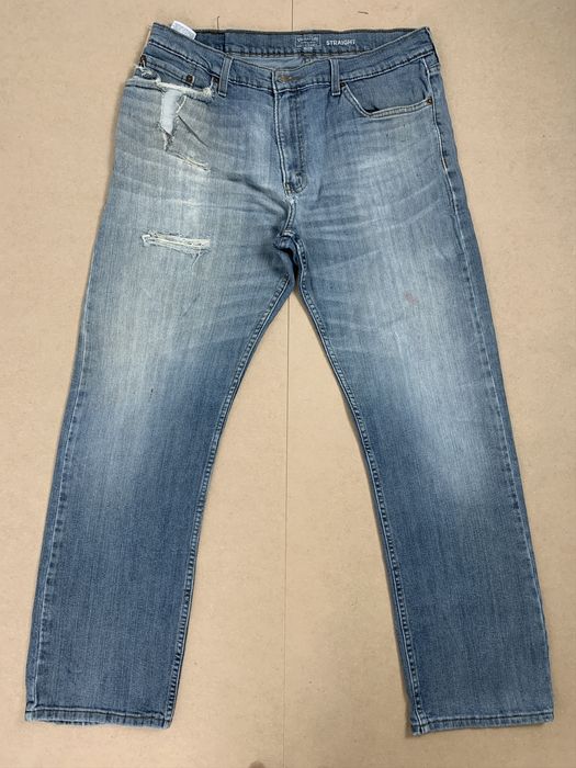 Vintage Vintage SIGNATURE by Levi's Gold Faded Distress Blue Jeans ...