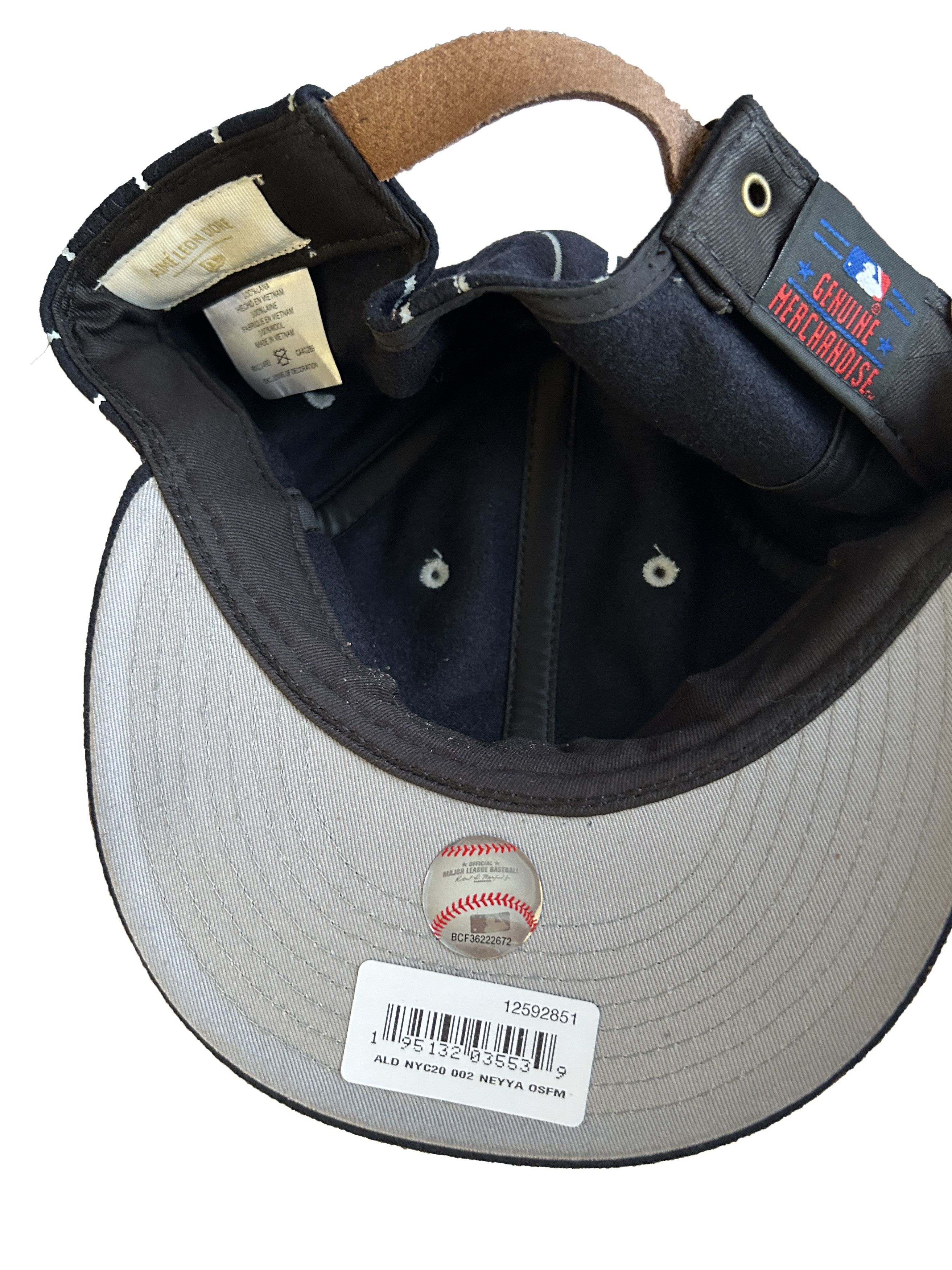 Aime Leon Dore Aime leon dore ALD / New Era Wool Pinstripe Yankee Hat Navy Size ONE SIZE - 3 Thumbnail
