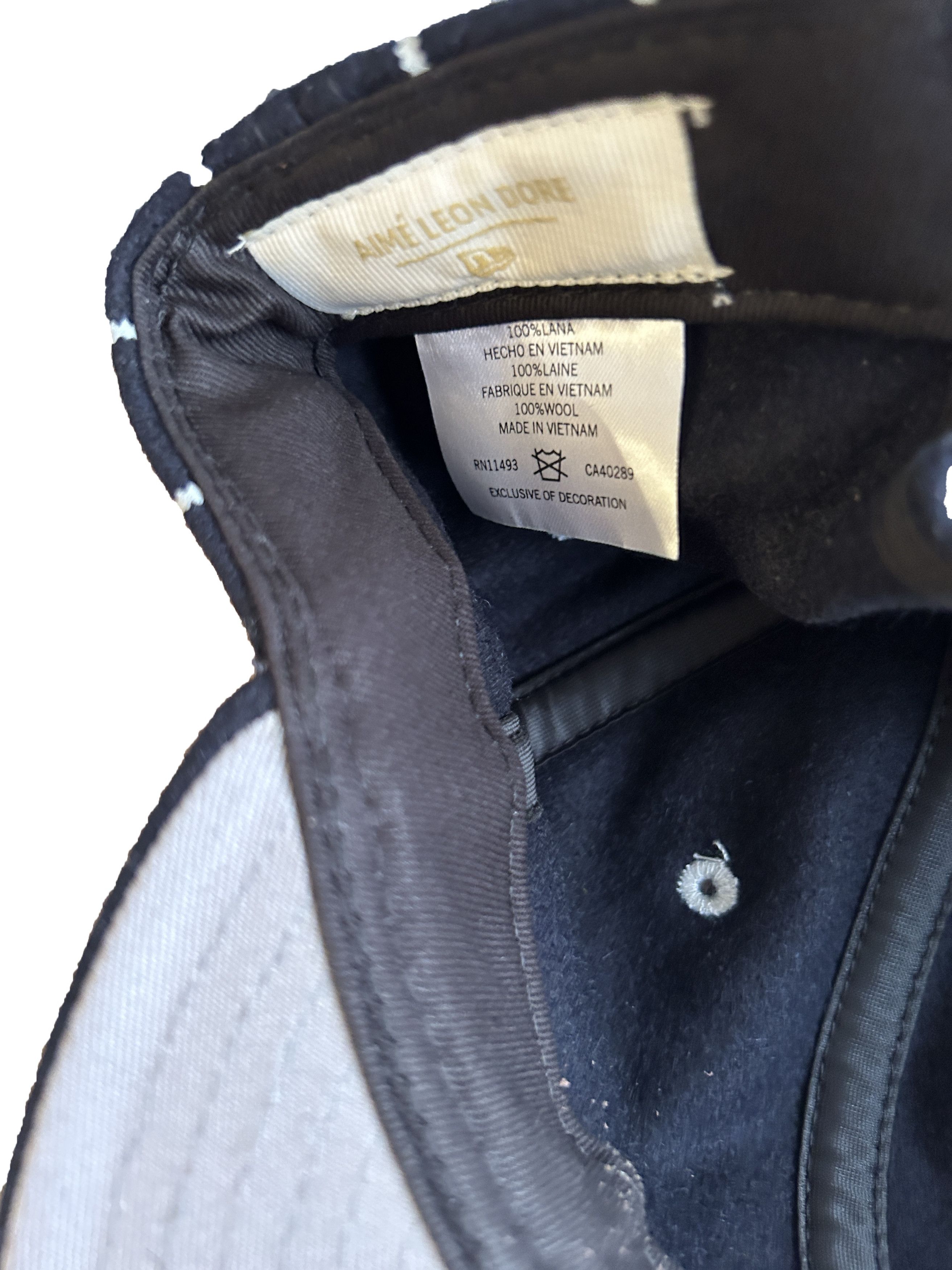 Aime Leon Dore Aime leon dore ALD / New Era Wool Pinstripe Yankee Hat Navy Size ONE SIZE - 4 Thumbnail