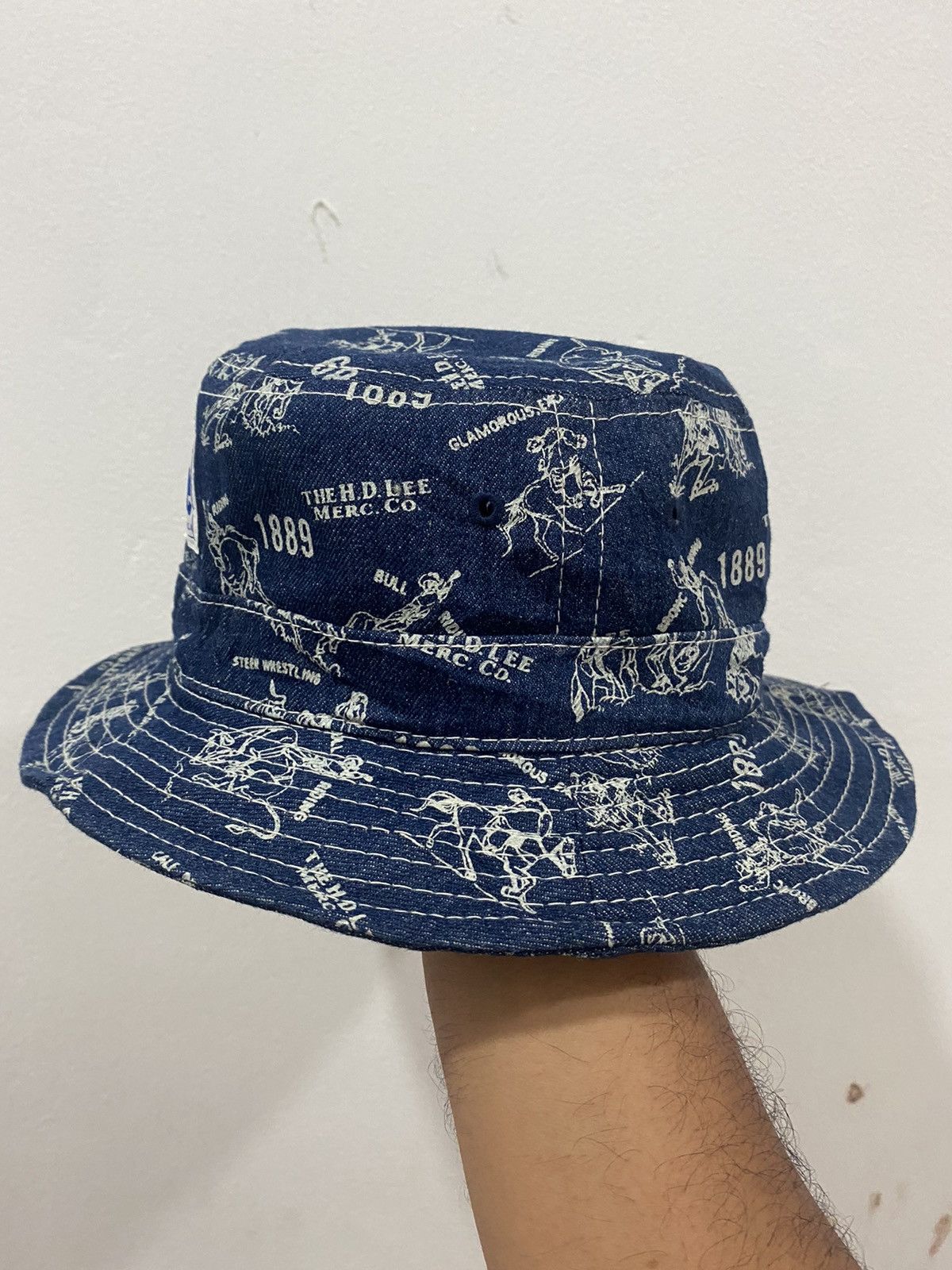 Lee VTG Full Print Lee Union Made Bucket Hat Size ONE SIZE - 3 Thumbnail