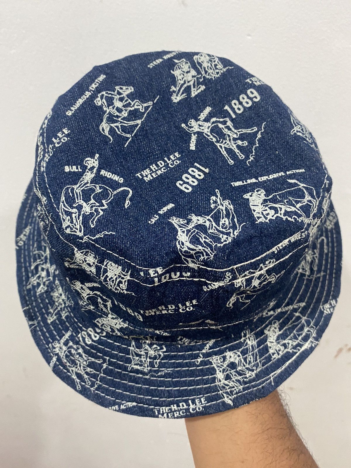 Lee VTG Full Print Lee Union Made Bucket Hat Size ONE SIZE - 5 Thumbnail