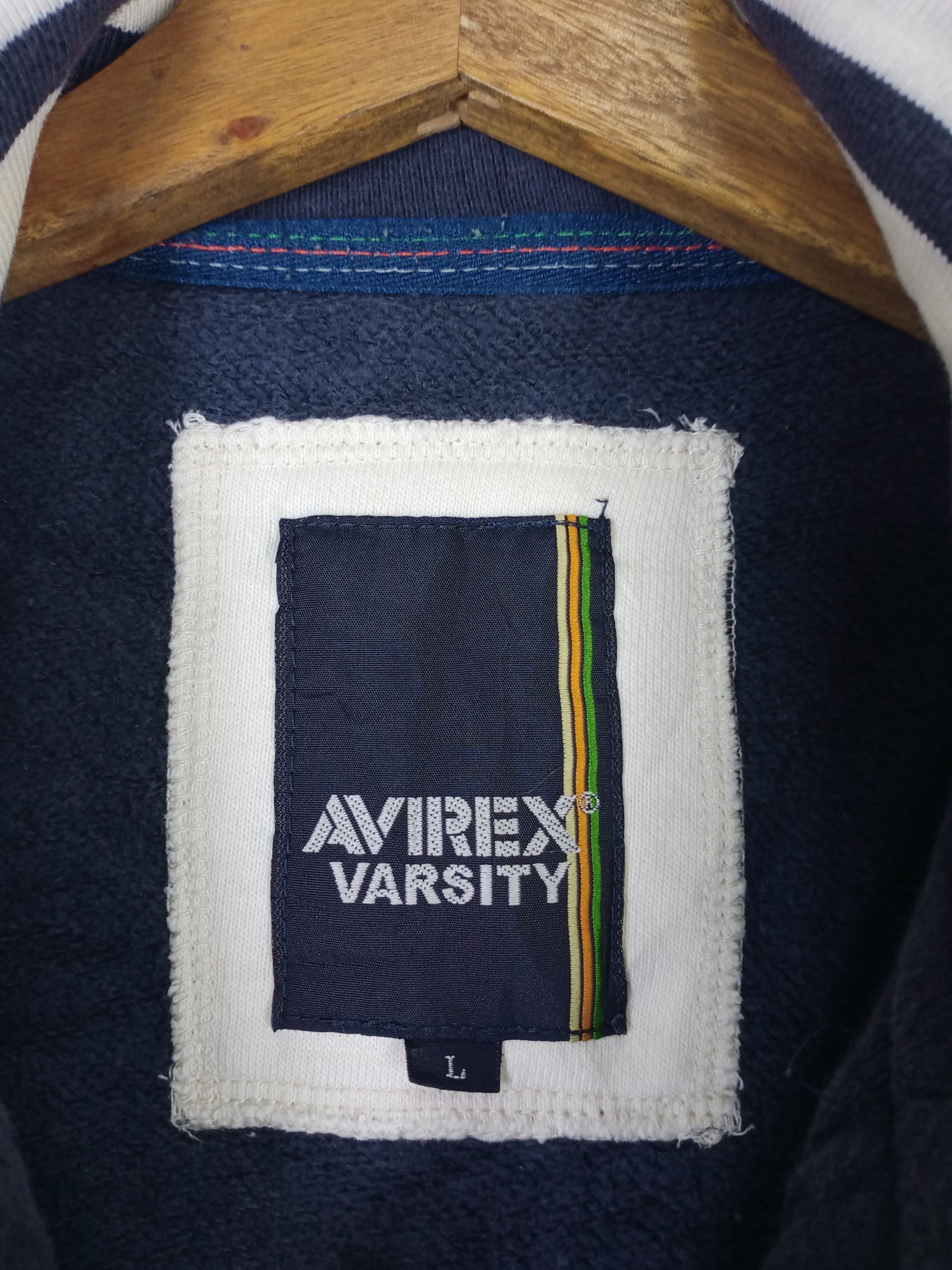 Avirex VINTAGE AVIREX VARSITY BIG LOGO VARSITY SWEATER Size US L / EU 52-54 / 3 - 5 Thumbnail