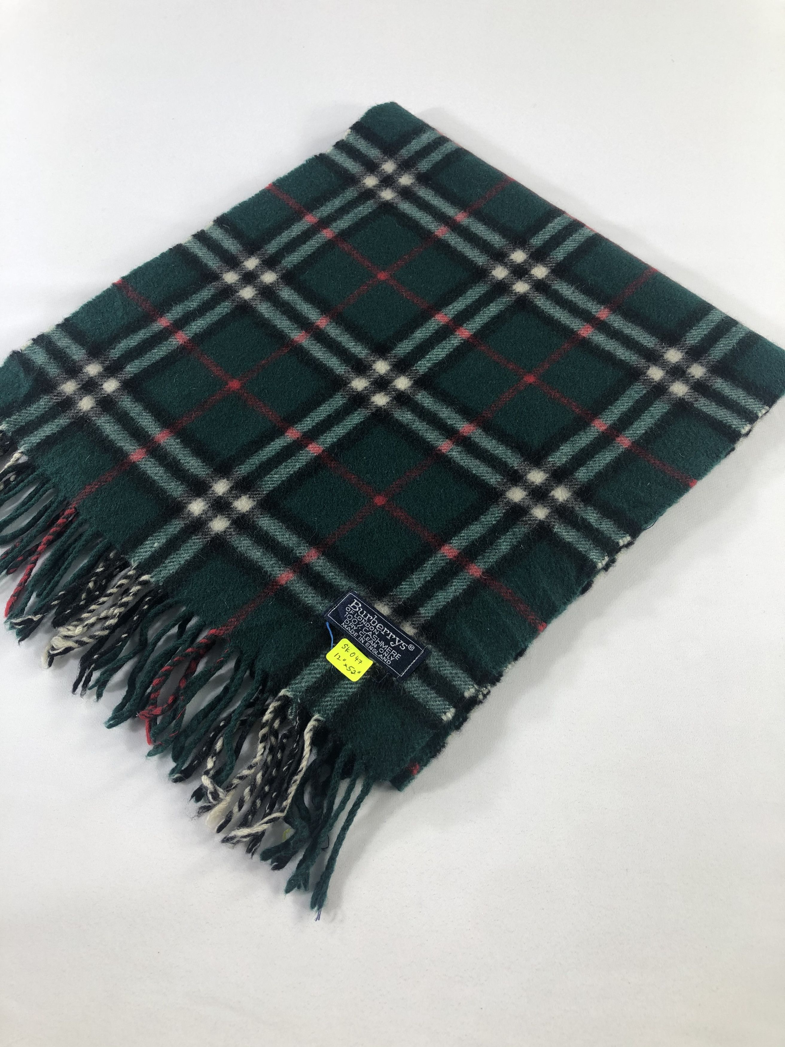 Burberry Burberrys Cashmere Scarf / Muffler / Neckwear Size ONE SIZE - 4 Thumbnail