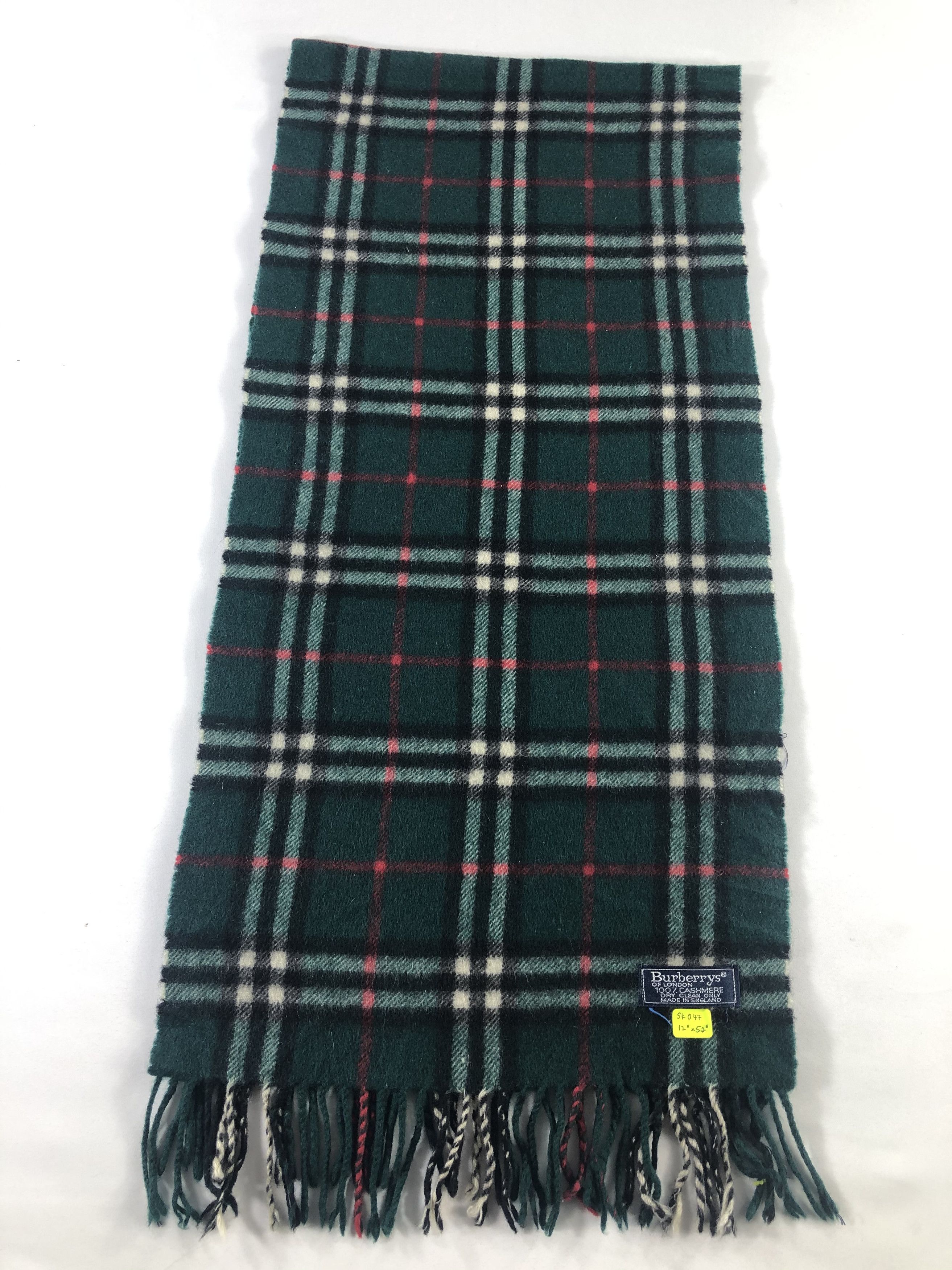 Burberry Burberrys Cashmere Scarf / Muffler / Neckwear Size ONE SIZE - 3 Thumbnail