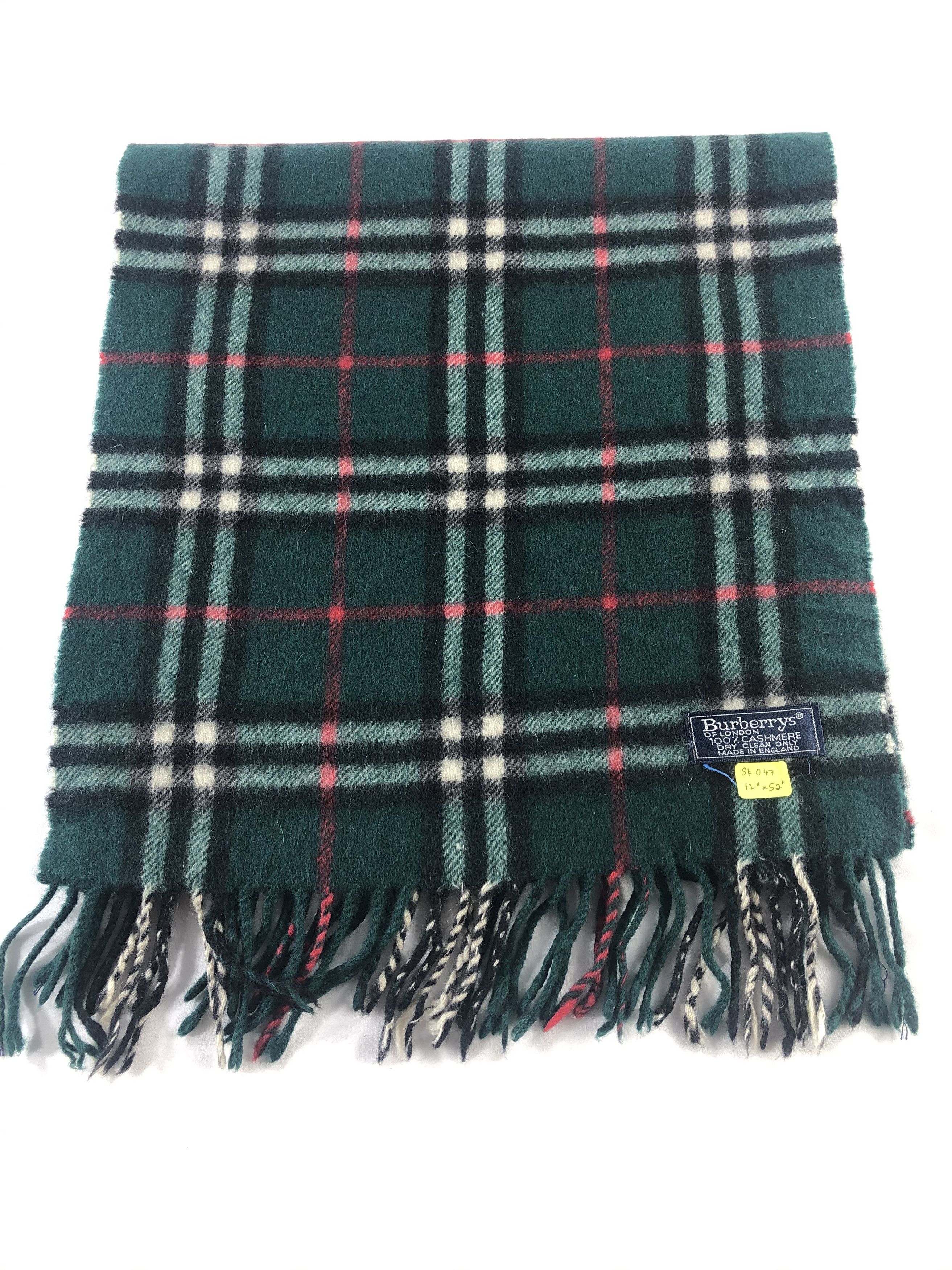 Burberry Burberrys Cashmere Scarf / Muffler / Neckwear Size ONE SIZE - 5 Thumbnail