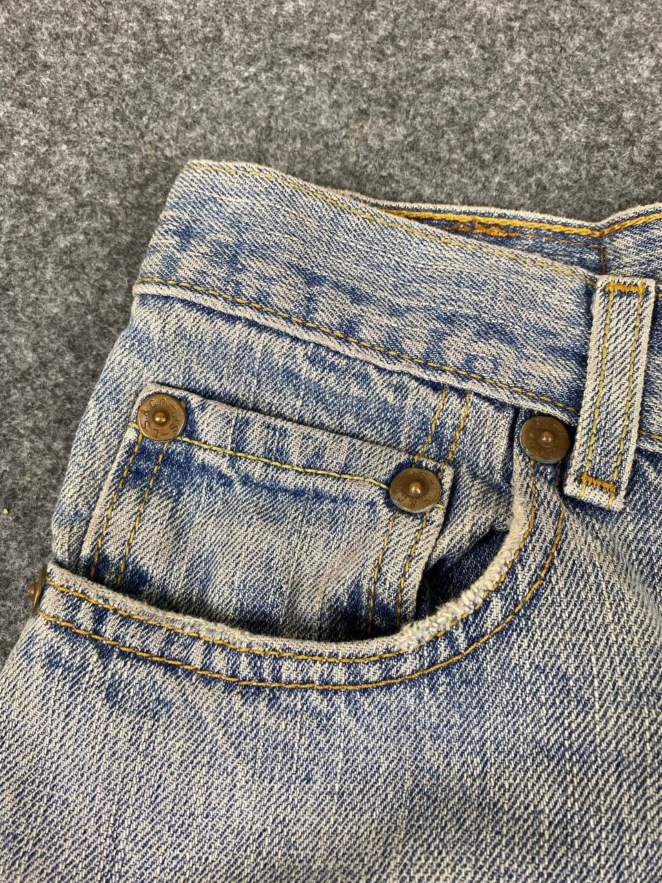 Levi's levis 527 bootcut flare distressed denim Size US 29 - 10 Thumbnail
