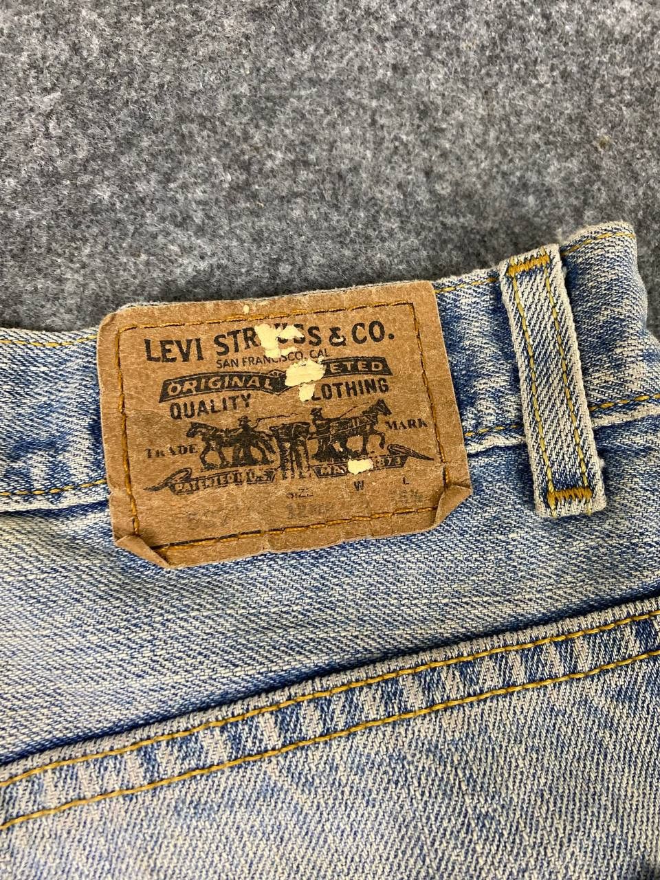 Levi's levis 527 bootcut flare distressed denim Size US 29 - 6 Thumbnail