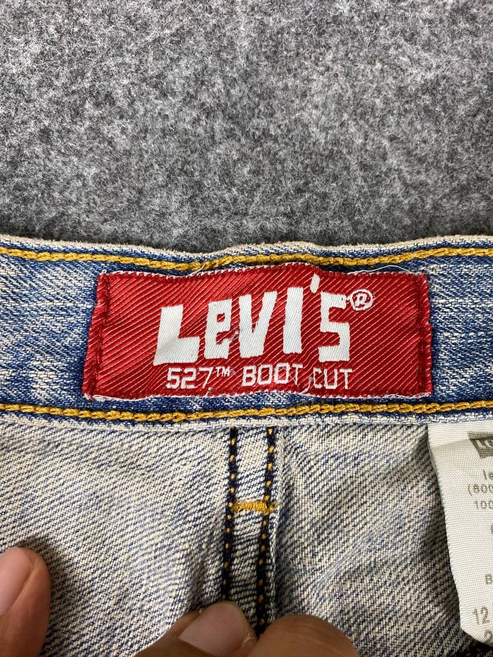 Levi's levis 527 bootcut flare distressed denim Size US 29 - 12 Thumbnail
