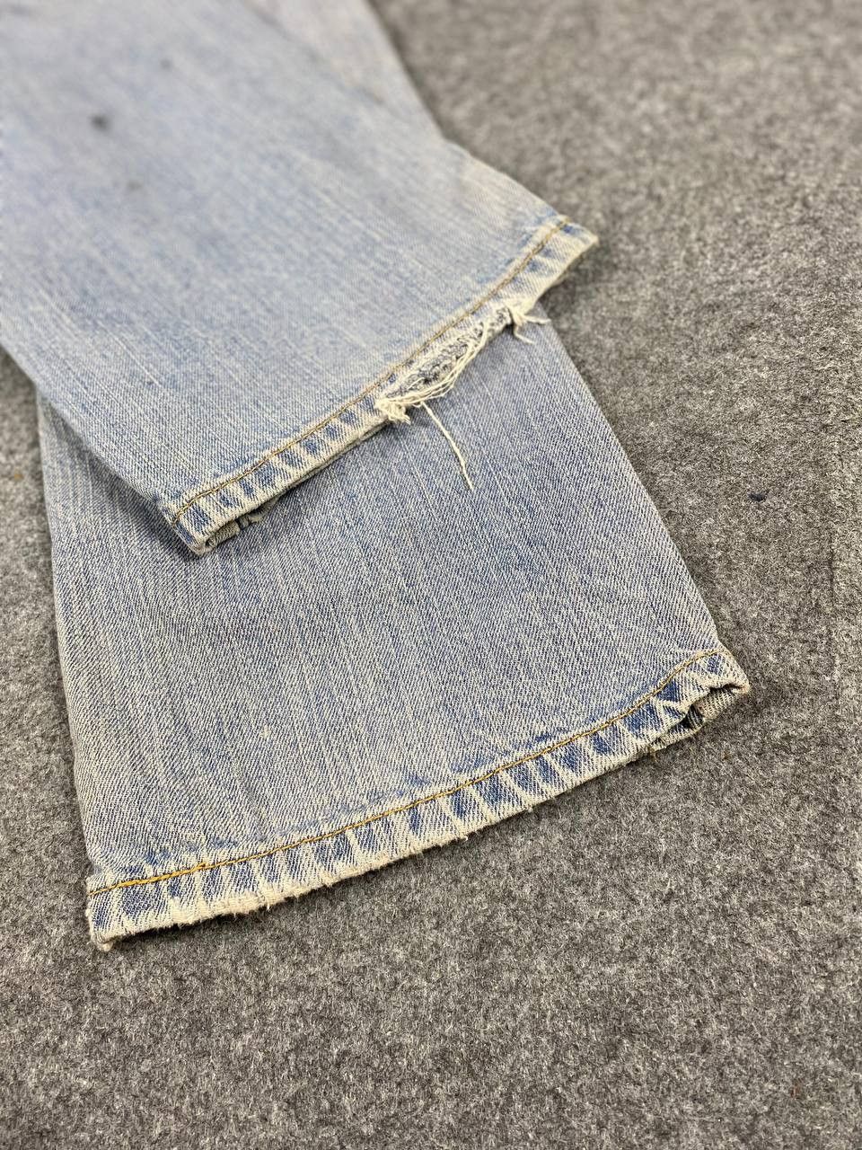 Levi's levis 527 bootcut flare distressed denim Size US 29 - 8 Thumbnail