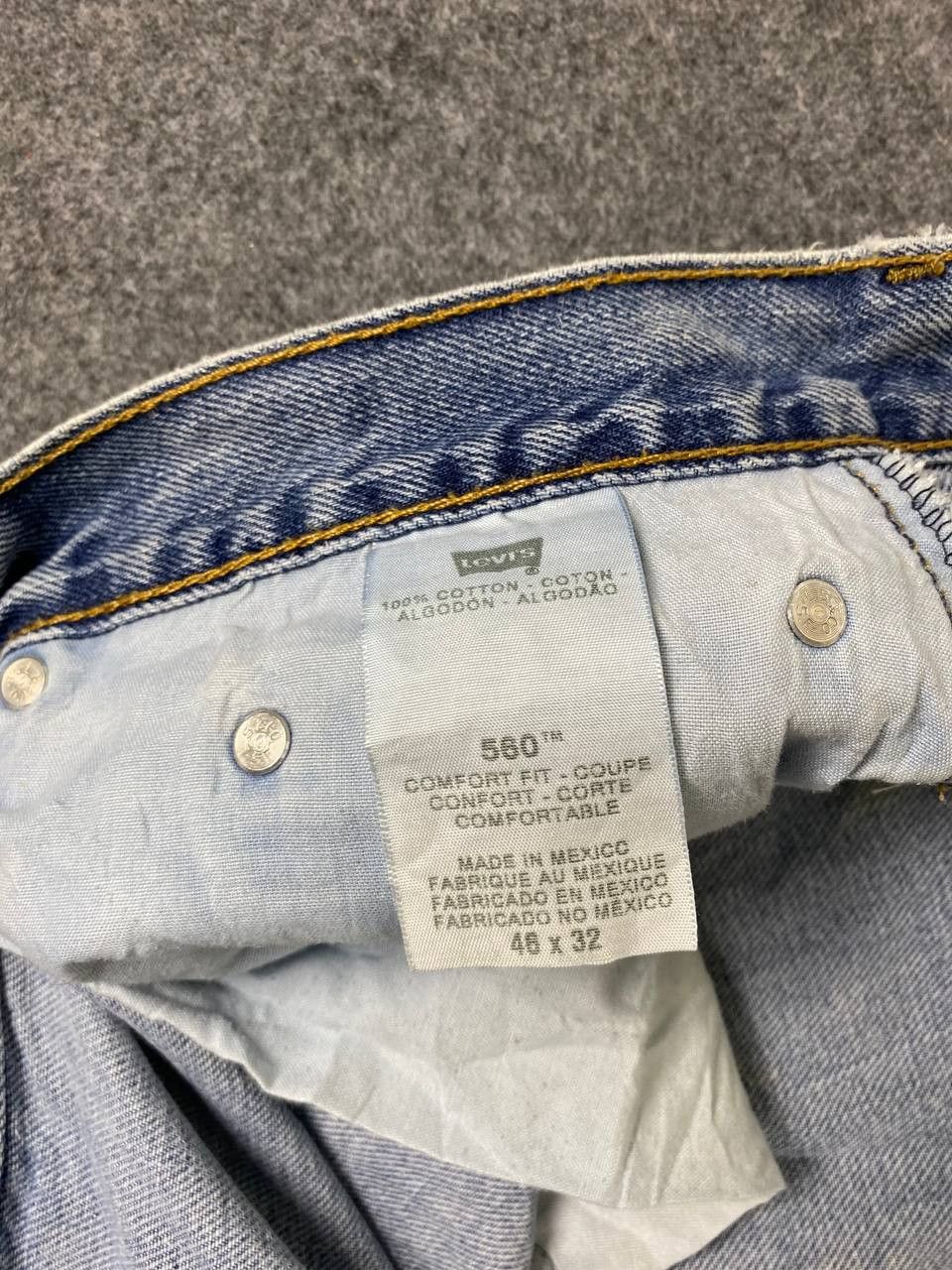 Levi's levis 560 comfort fit paint splatter distressed baggy denim Size US 44 / EU 60 - 17 Thumbnail