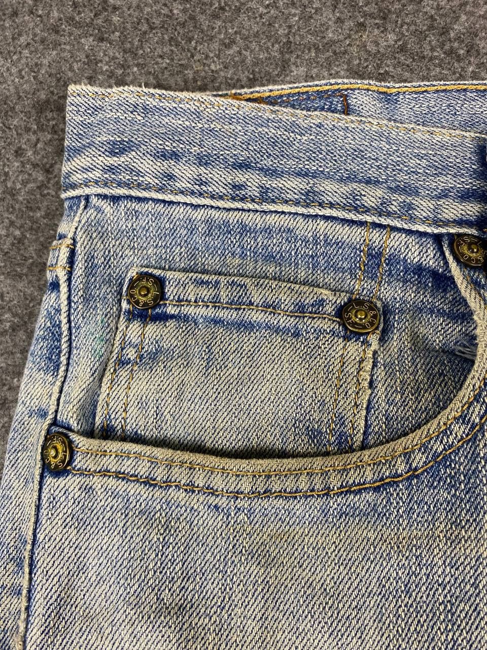 Levi's levis 514 slim straight distressed denim Size US 31 - 14 Thumbnail