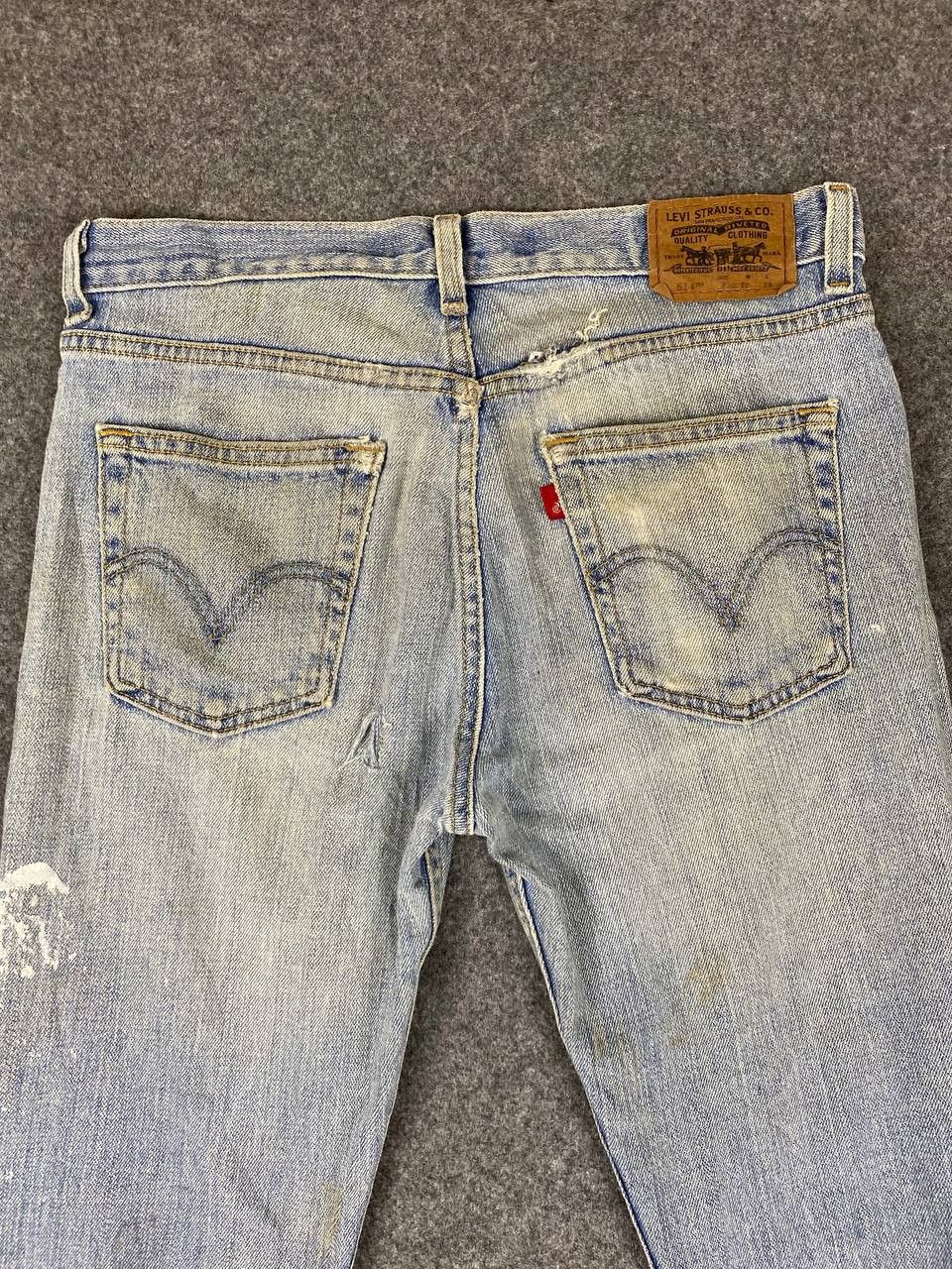 Levi's levis 514 slim straight distressed denim Size US 31 - 4 Thumbnail