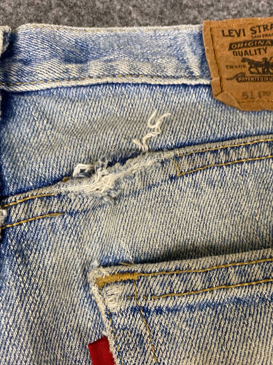 Levi's levis 514 slim straight distressed denim Size US 31 - 5 Thumbnail