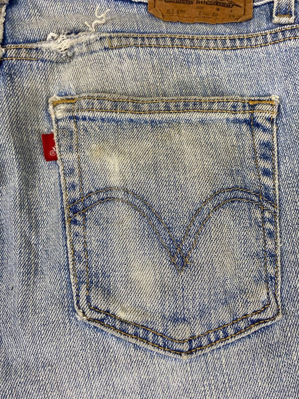 Levi's levis 514 slim straight distressed denim Size US 31 - 7 Thumbnail