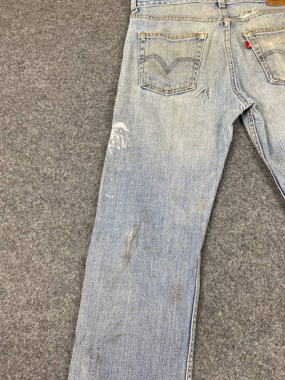 Levi's levis 514 slim straight distressed denim Size US 31 - 9 Thumbnail