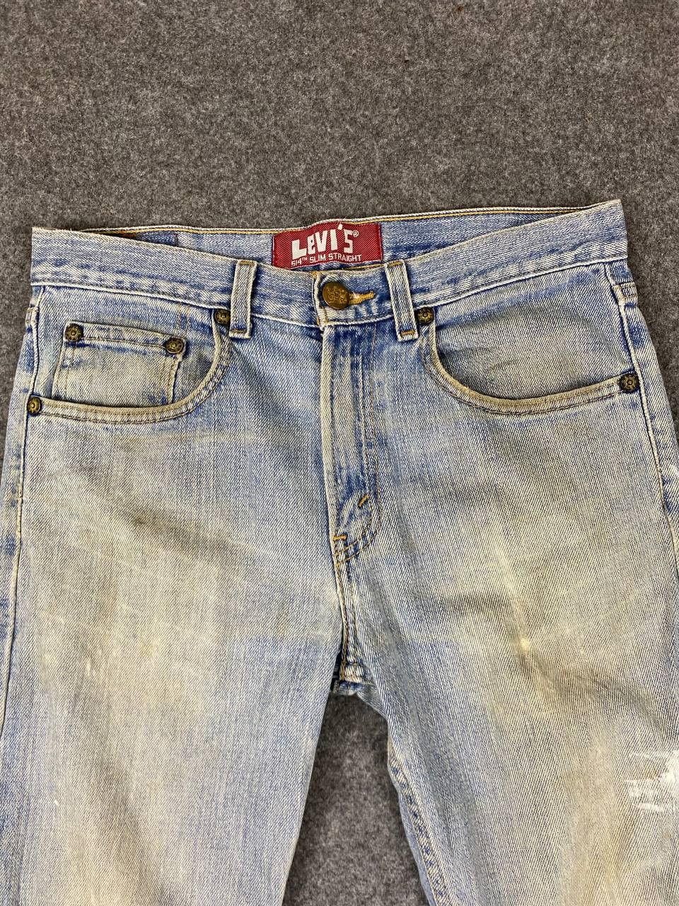 Levi's levis 514 slim straight distressed denim Size US 31 - 11 Thumbnail