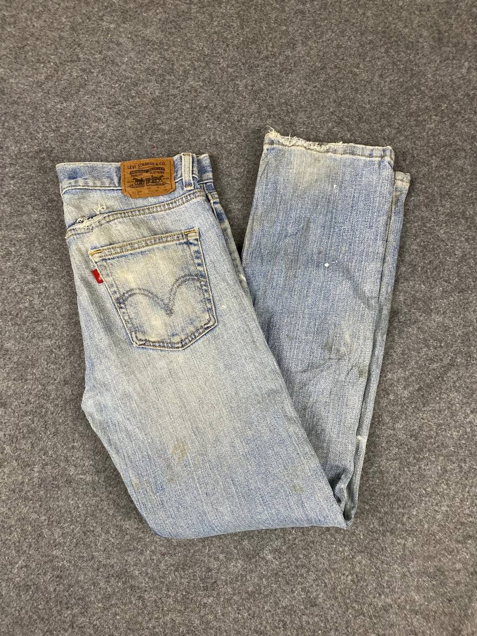 Levi's levis 514 slim straight distressed denim Size US 31 - 2 Thumbnail