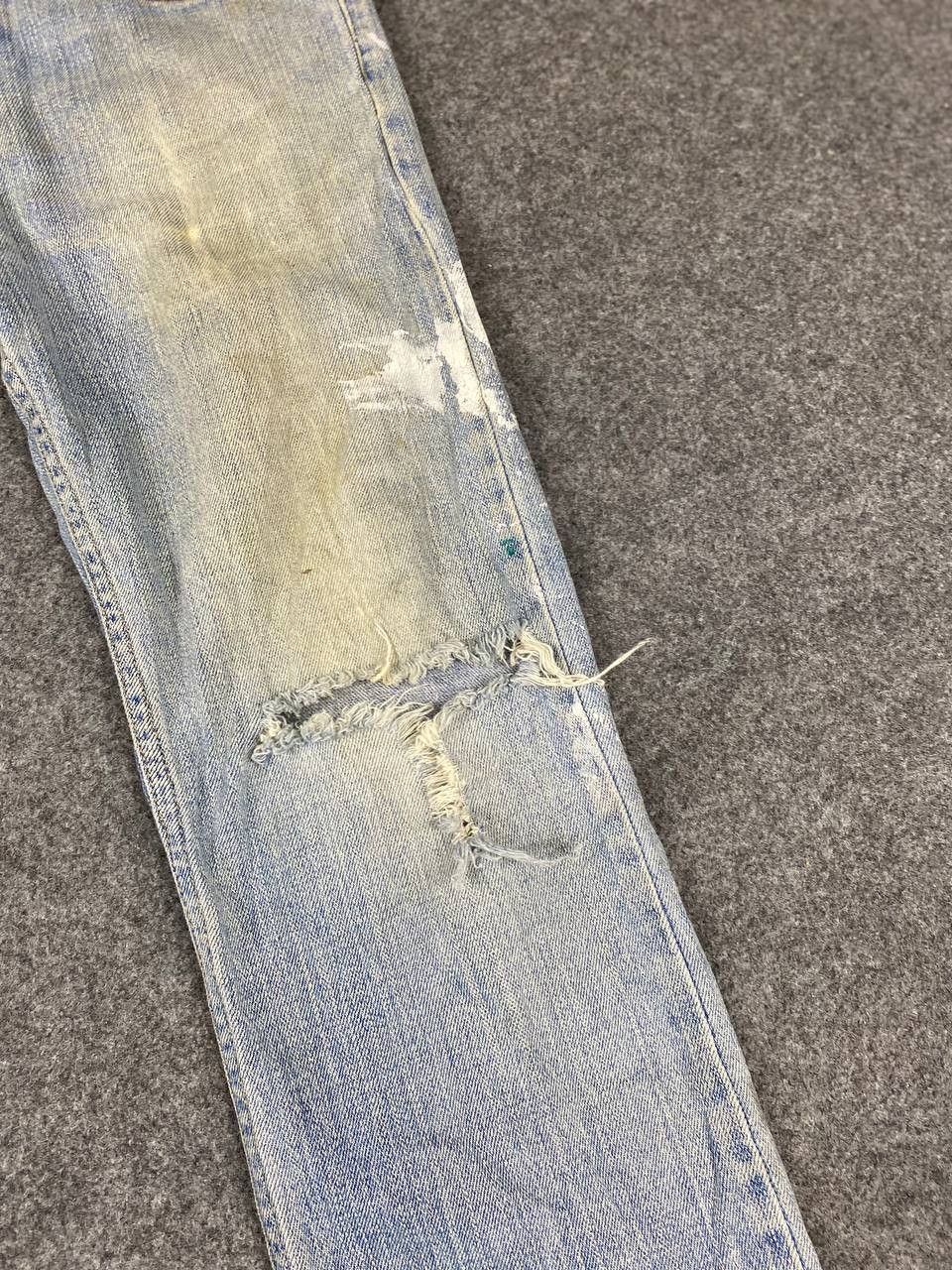 Levi's levis 514 slim straight distressed denim Size US 31 - 12 Thumbnail