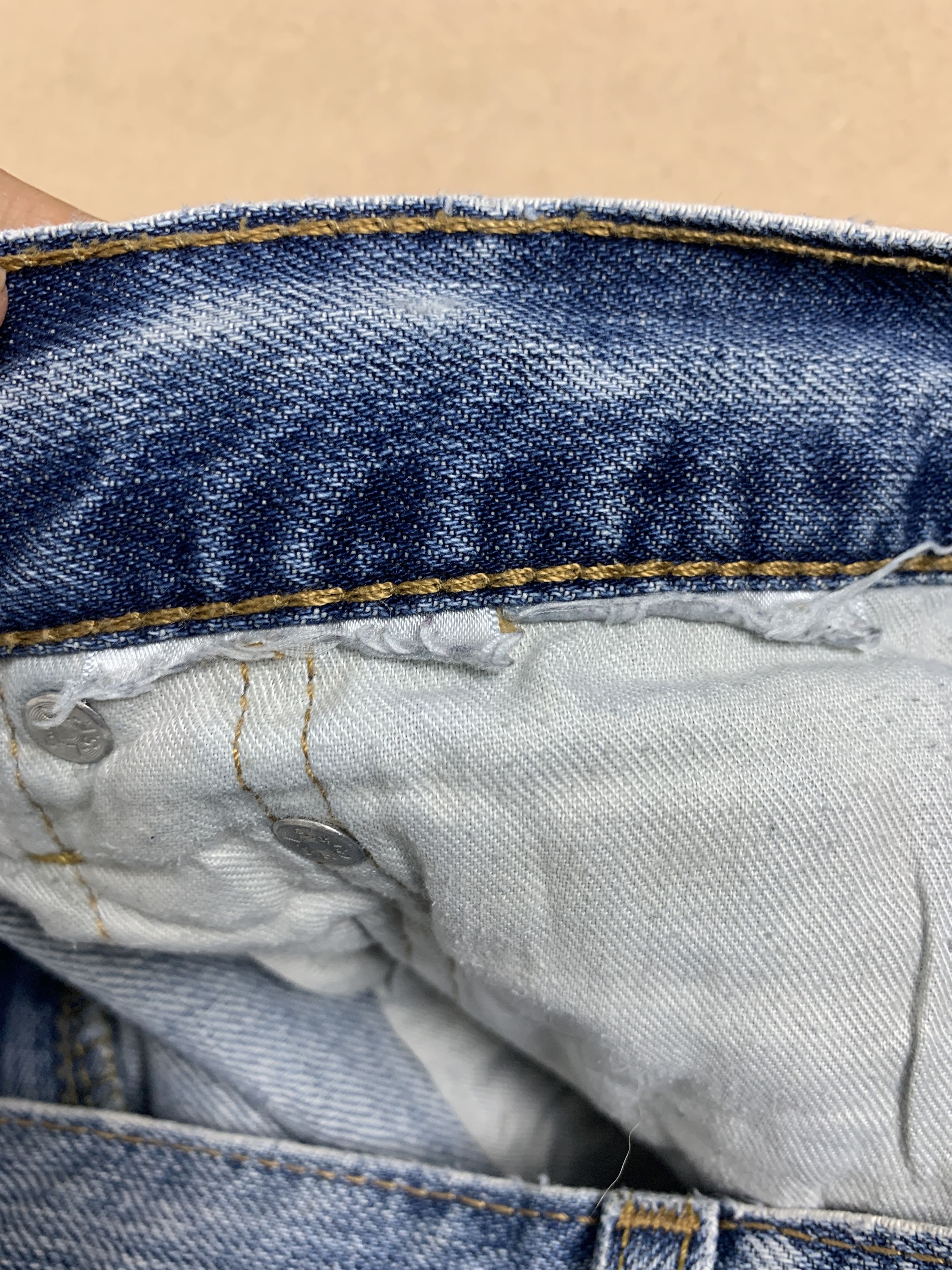 Levi's Vintage LEVI'S 569 Distressed Faded Straight Cut Stone Wash Size US 36 / EU 52 - 11 Thumbnail