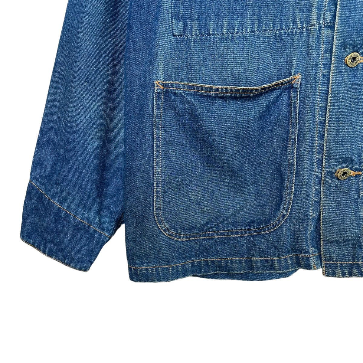 Japanese Brand Vintage 80s Machope Chore Jeans Jacket.. Size US L / EU 52-54 / 3 - 9 Thumbnail