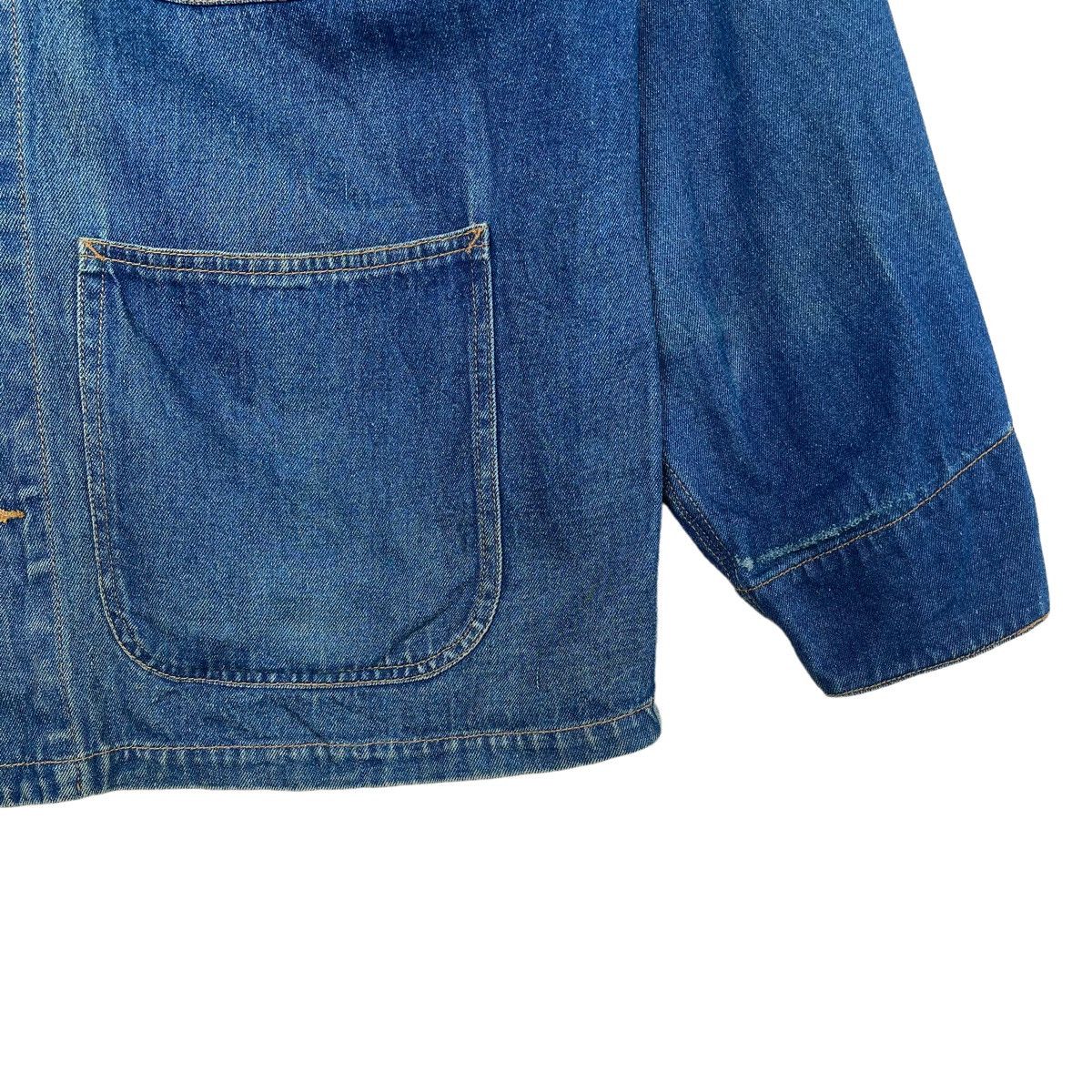 Japanese Brand Vintage 80s Machope Chore Jeans Jacket.. Size US L / EU 52-54 / 3 - 8 Thumbnail