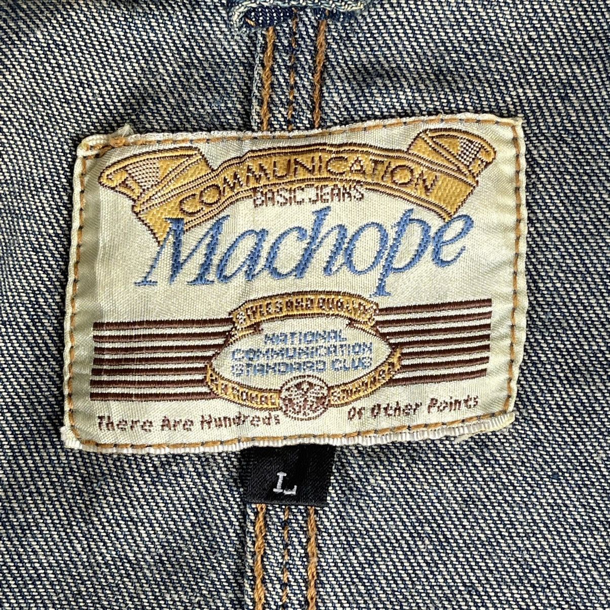 Japanese Brand Vintage 80s Machope Chore Jeans Jacket.. Size US L / EU 52-54 / 3 - 14 Thumbnail