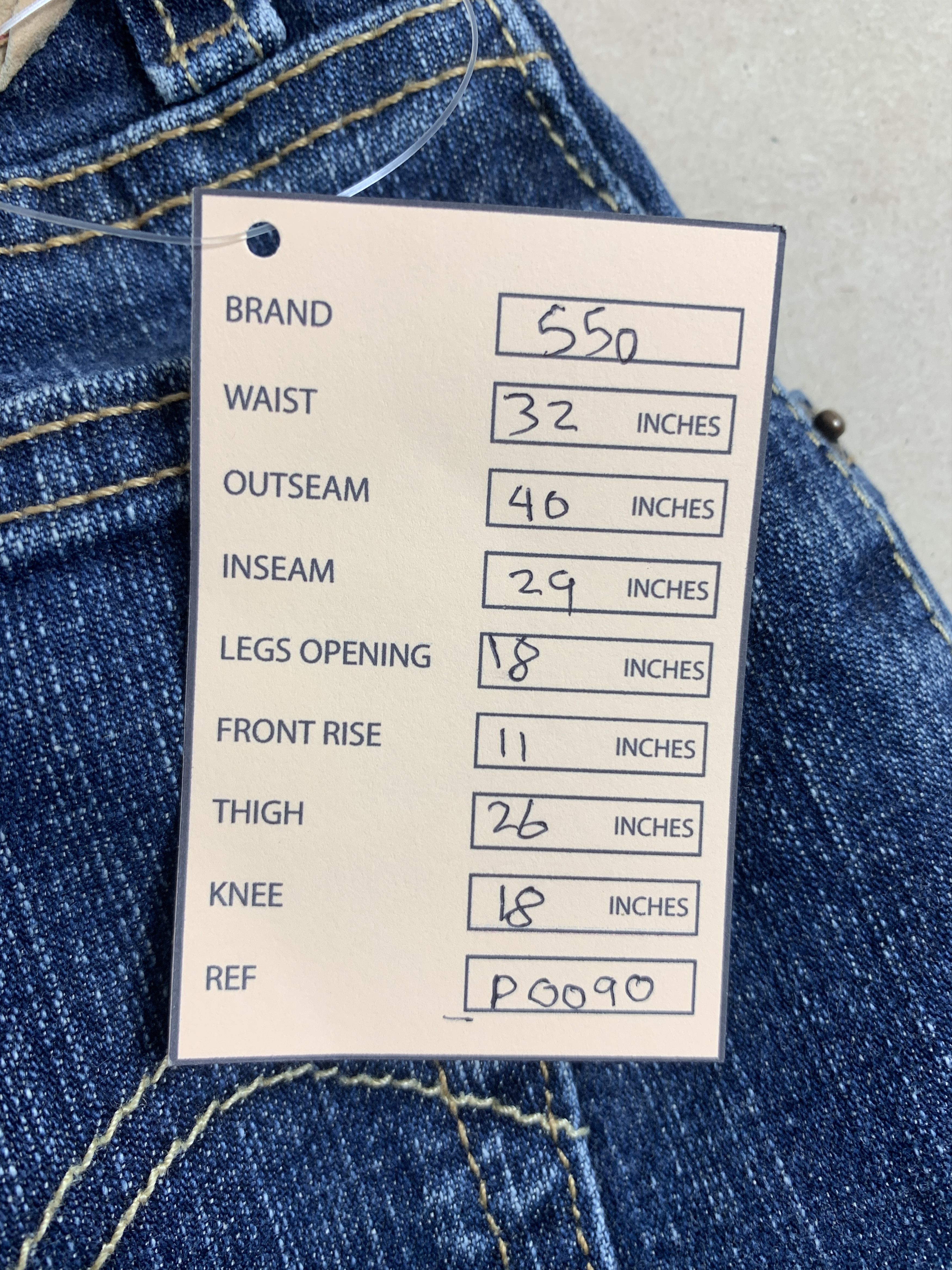 Levi's × Vintage Vintage Levis 550 Womens Boot Cut Jeans P0090 Size US 32 / EU 48 - 18 Thumbnail