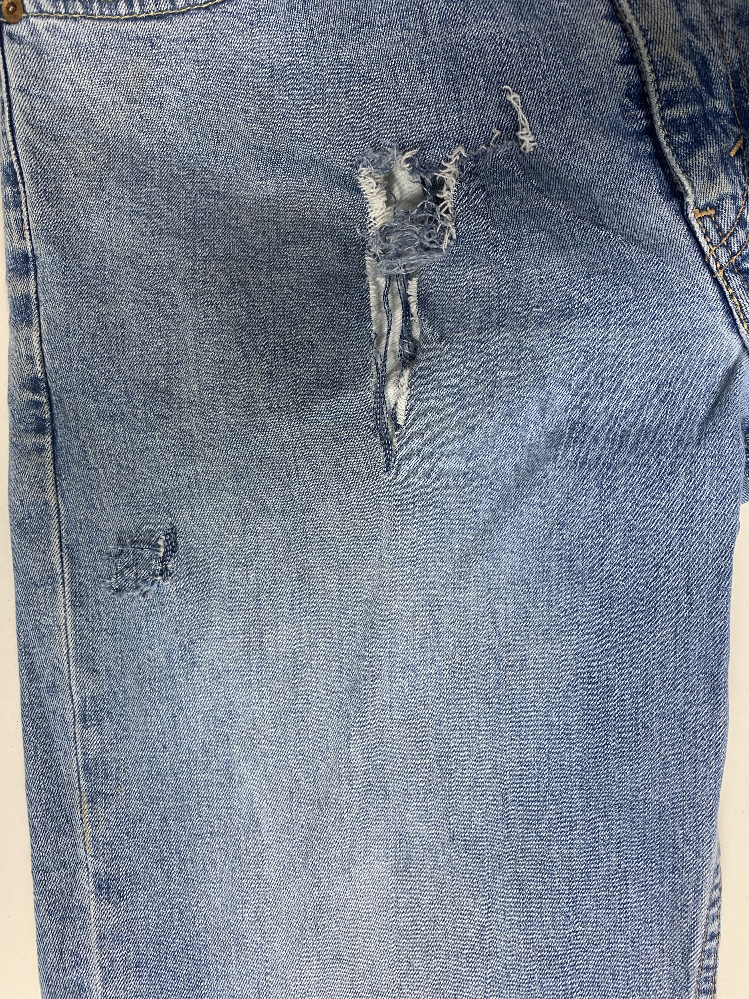 Levi's × Vintage Vintage LEVI'S 550 Distressed Faded Straight Cut Mid Wash Size US 32 / EU 48 - 3 Thumbnail