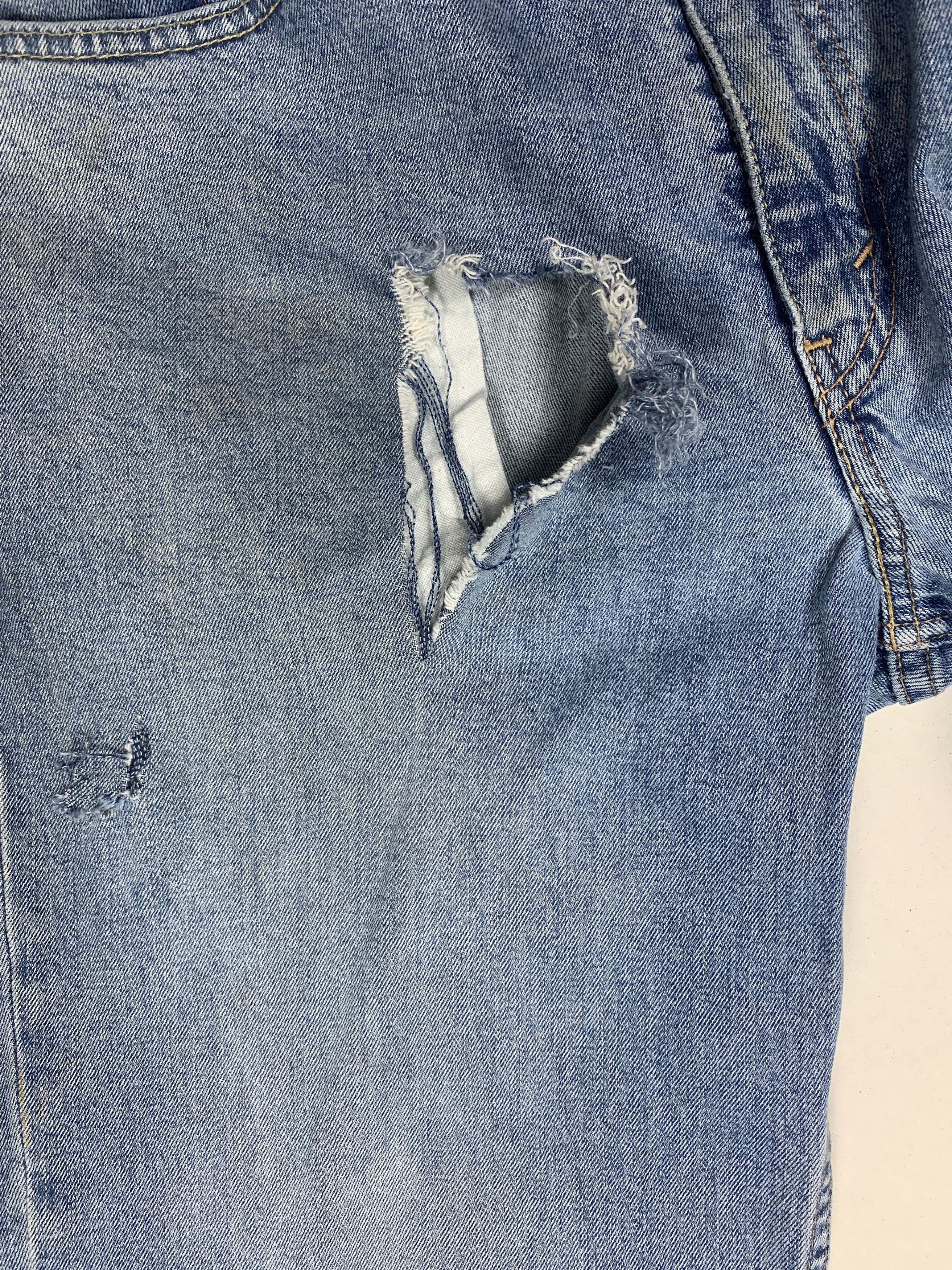 Levi's × Vintage Vintage LEVI'S 550 Distressed Faded Straight Cut Mid Wash Size US 32 / EU 48 - 4 Thumbnail