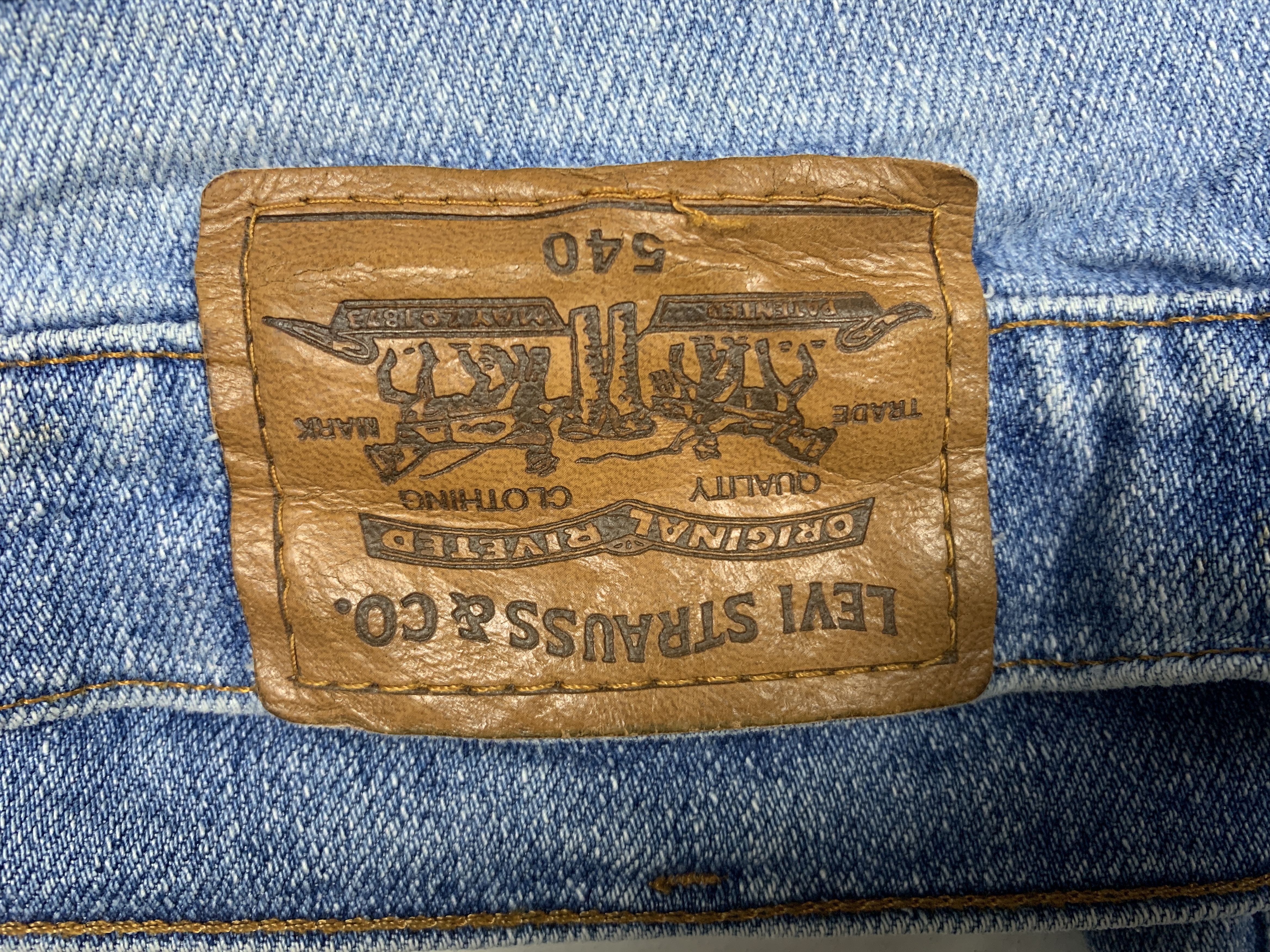 Levi's Vintage LEVI'S 540 Straight Cut Faded Mid wash Jeans Size US 38 / EU 54 - 12 Thumbnail