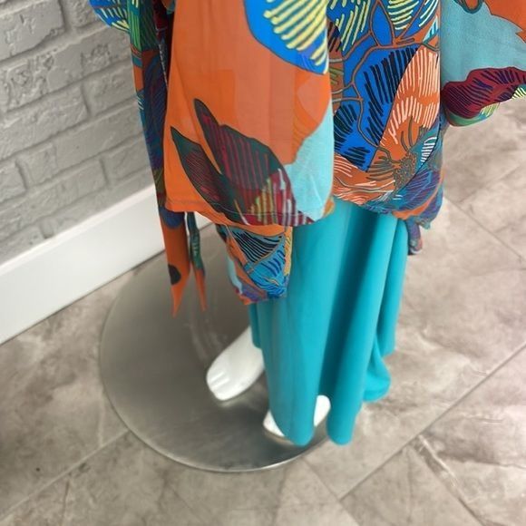 Nine West Floral Print Halter Neck Maxi Dress Size 10 -  threedaughtersproperties.com