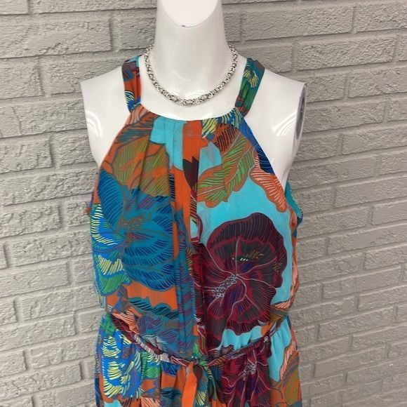 floral halter skater dress Gelato Halter Skater Dress XL main image 0
