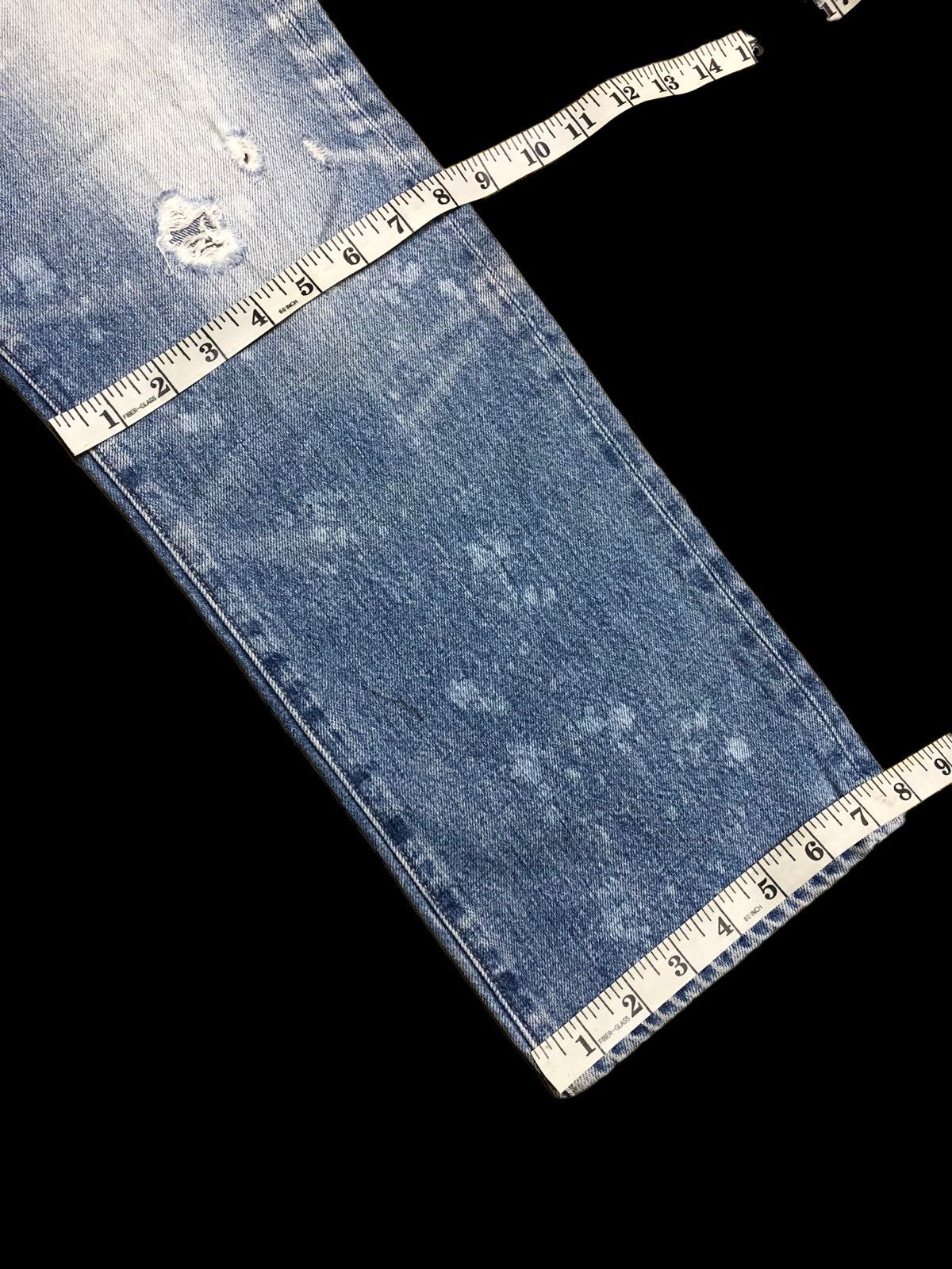 Japanese Brand RNA INC BLEACH DISTRESSED DENIM Size US 31 - 7 Thumbnail