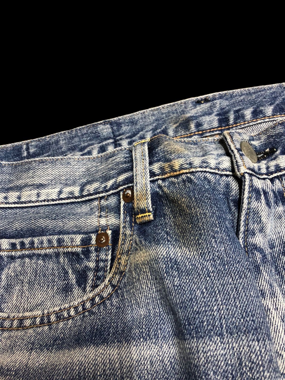 Japanese Brand RNA INC BLEACH DISTRESSED DENIM Size US 31 - 4 Thumbnail