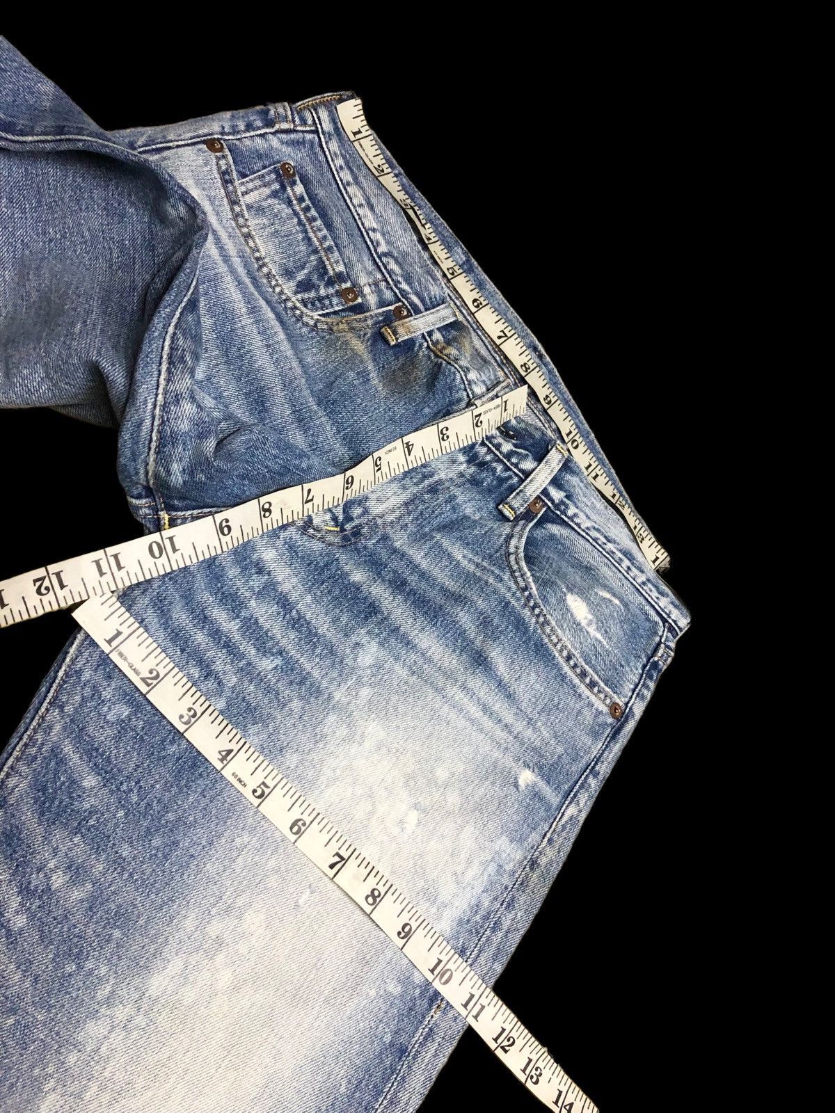 Japanese Brand RNA INC BLEACH DISTRESSED DENIM Size US 31 - 8 Thumbnail