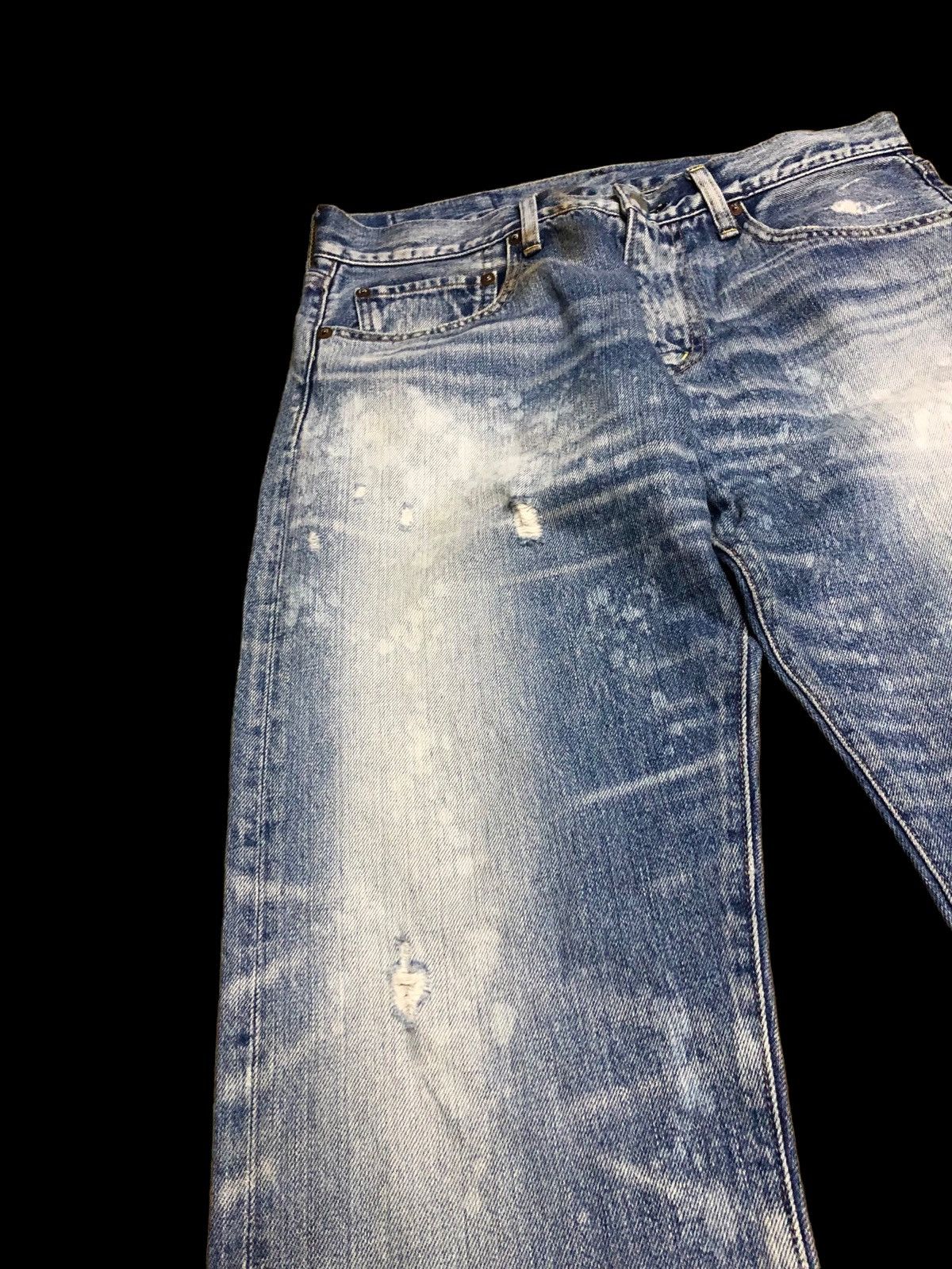 Japanese Brand RNA INC BLEACH DISTRESSED DENIM Size US 31 - 3 Thumbnail