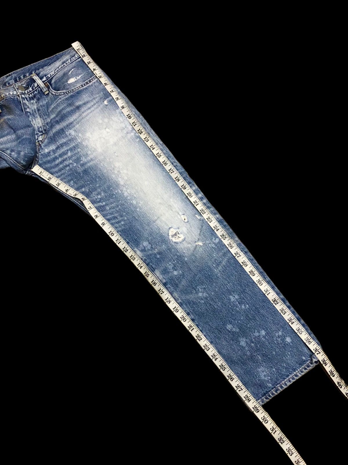 Japanese Brand RNA INC BLEACH DISTRESSED DENIM Size US 31 - 9 Thumbnail