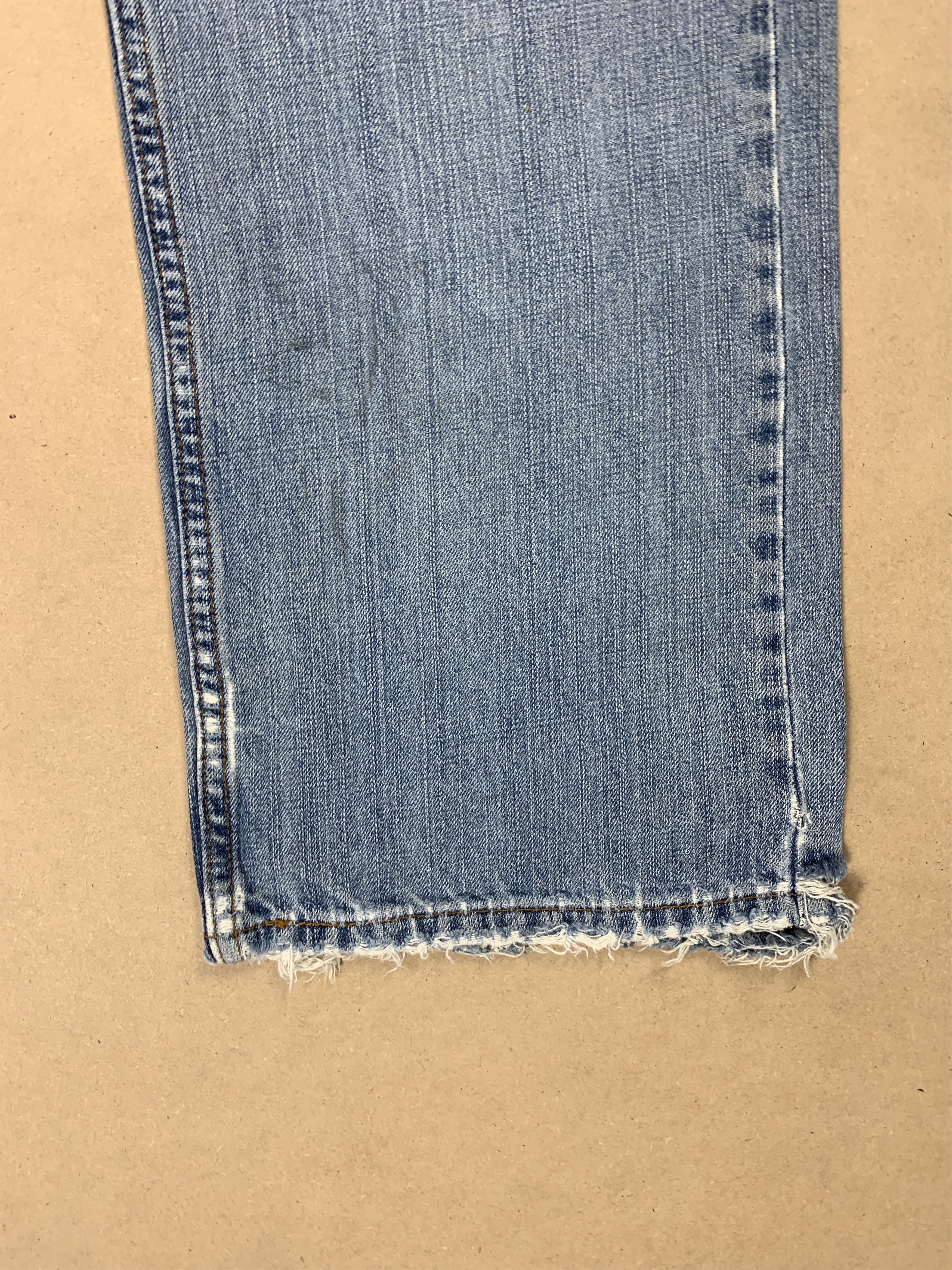 Levi's Vintage Custom Levis 569 StraightCut Distressed Jeans Size US 34 / EU 50 - 5 Thumbnail