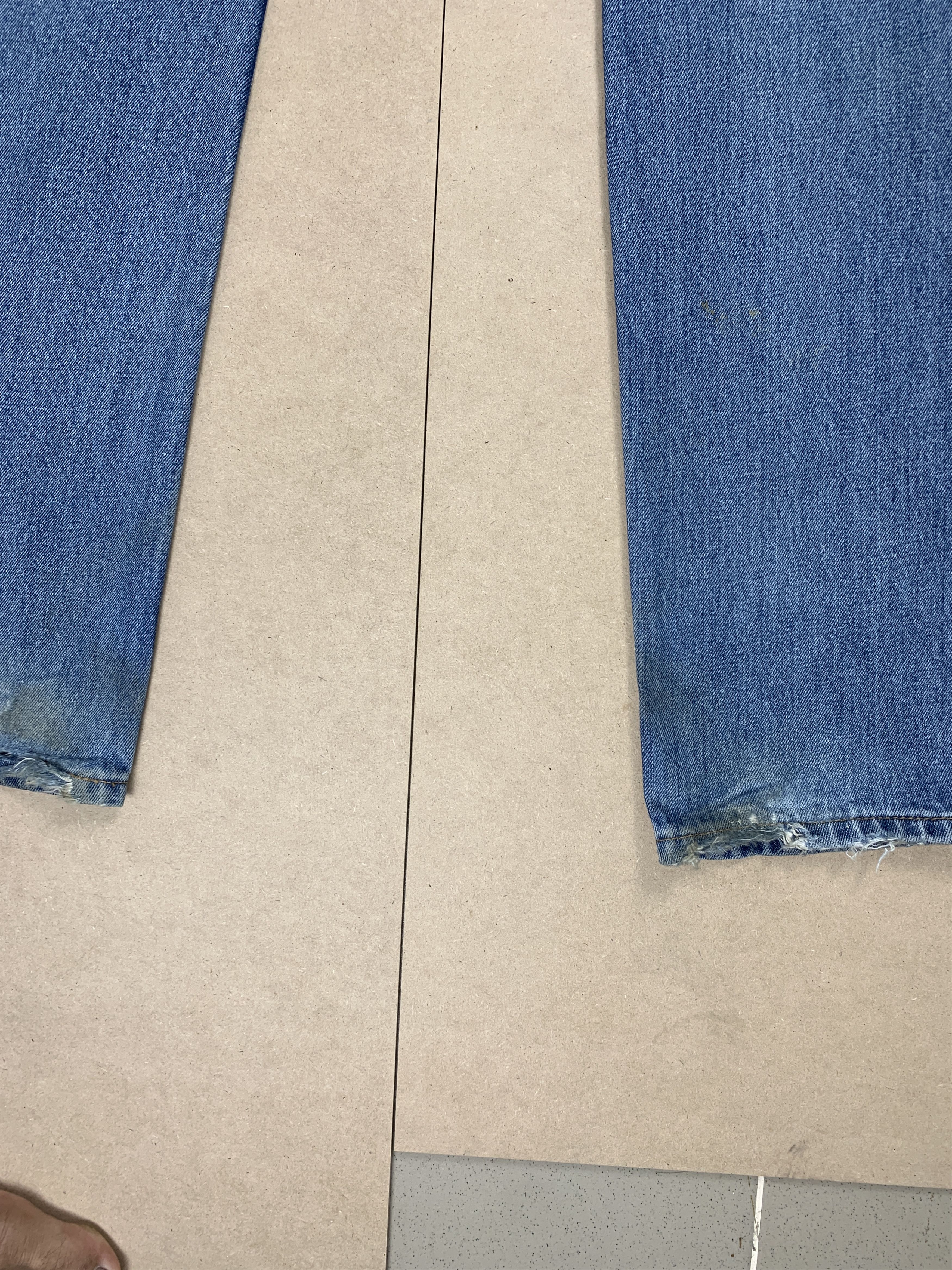 Levi's × Vintage Vintage Levis 516 Straight Cut Mid Wash Jeans Size US 34 / EU 50 - 9 Thumbnail