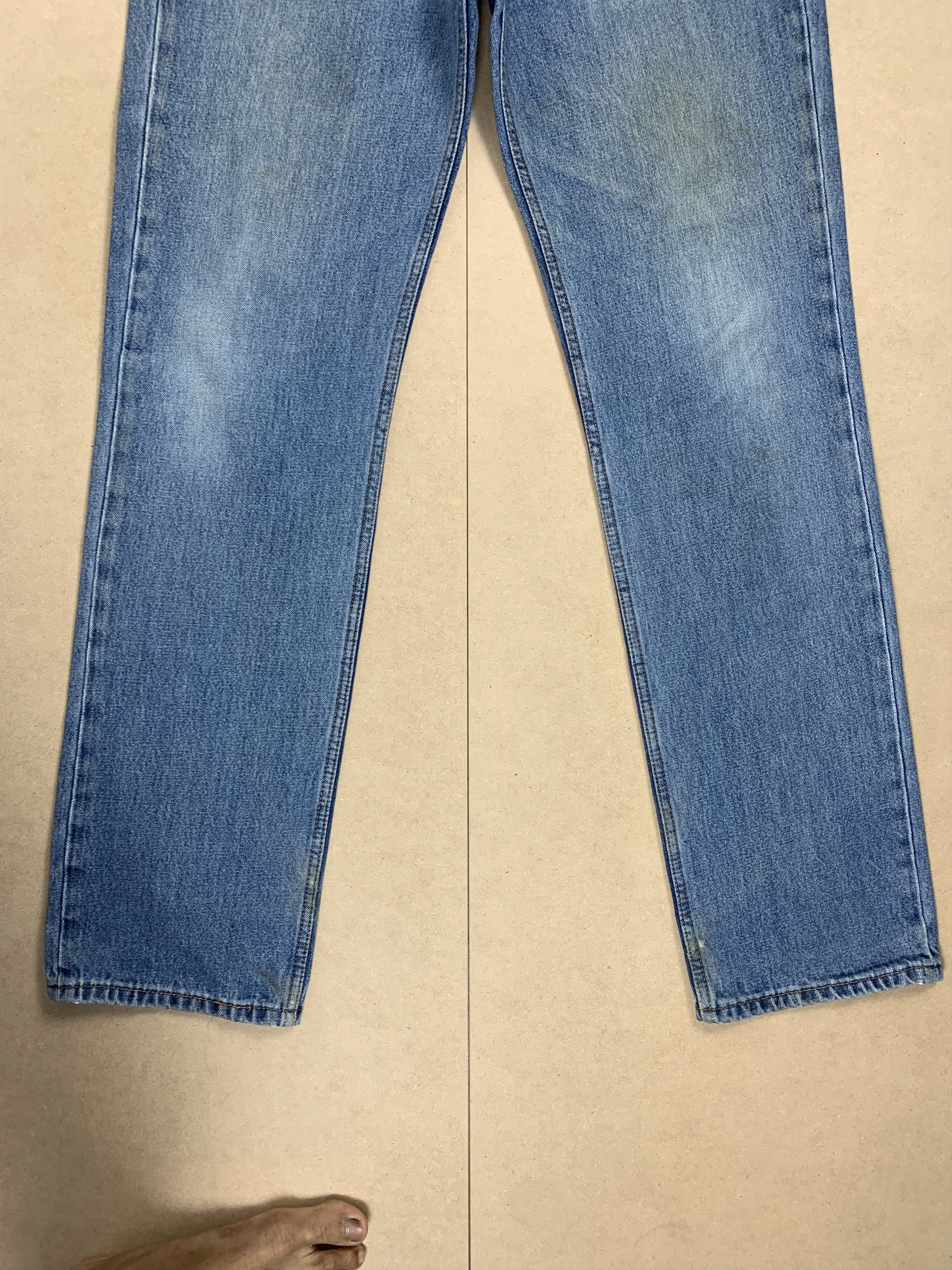 Levi's × Vintage Vintage Levis 516 Straight Cut Mid Wash Jeans Size US 34 / EU 50 - 4 Thumbnail